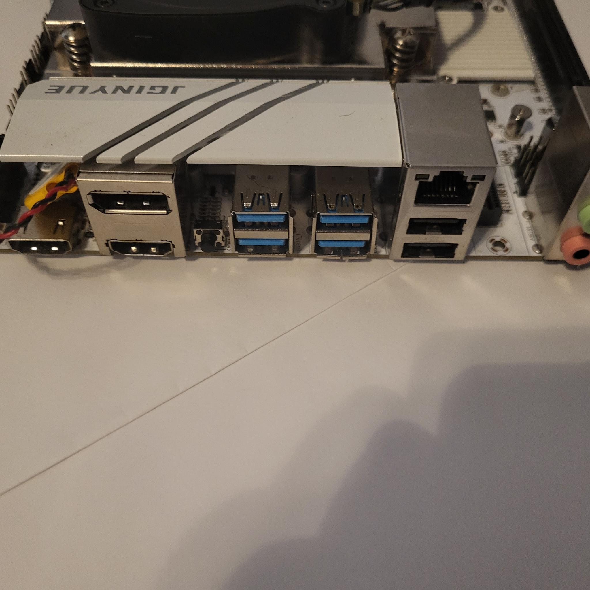 Gaming/Mining JGINYUE B350i + Mini-ITX AMD/AM4 Motherboard, Ryzen 7 3700X, & 2 3600 CL 16-16-36 RAM
