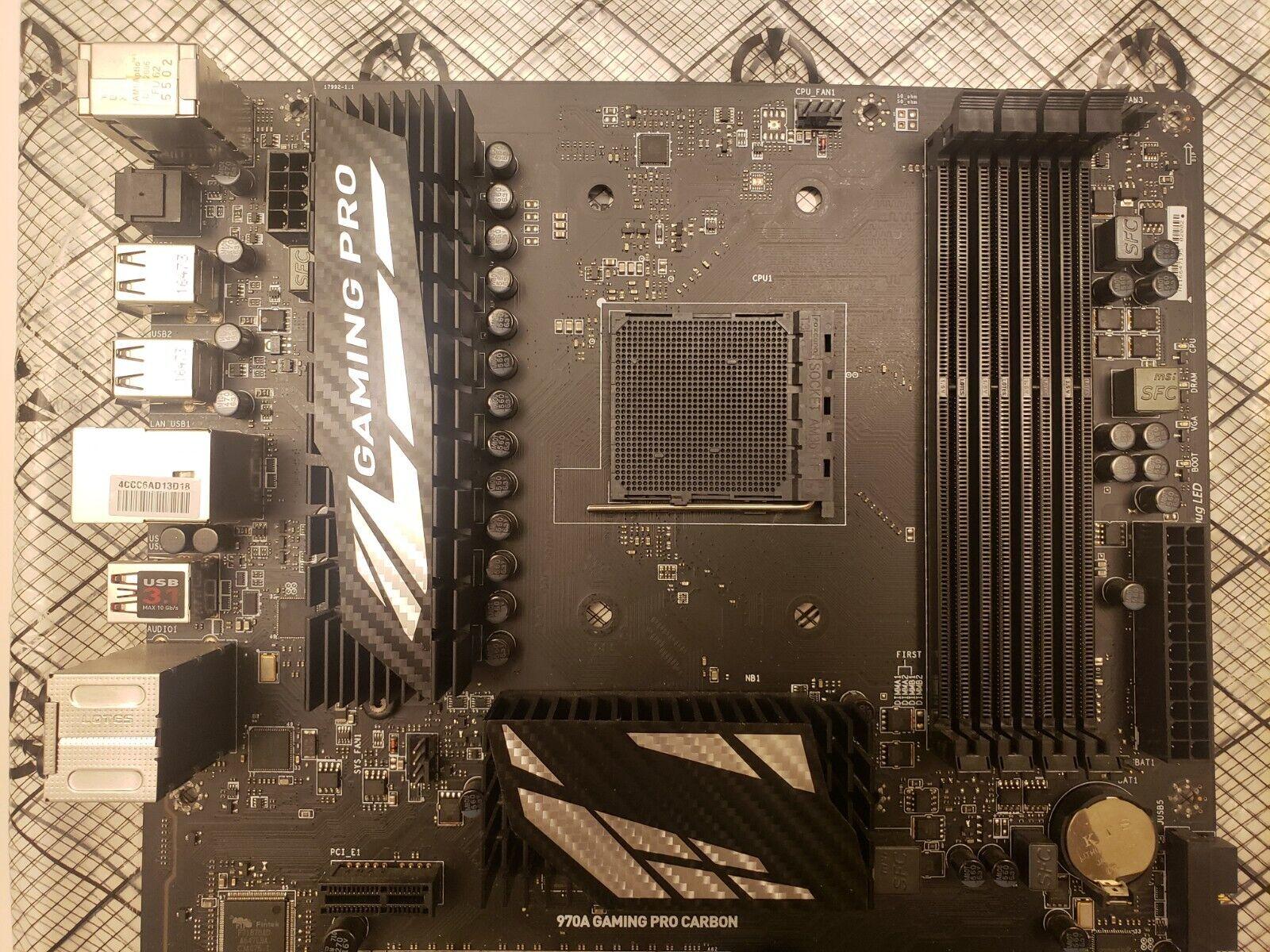 MSI 970A GAMING PRO CARBON AM3+ Including 32GB Corsair 2400 MHz Ram