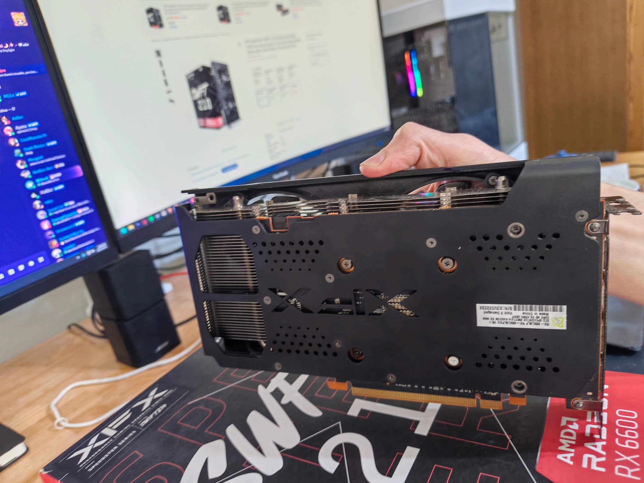 XFX Speedster SWFT 210 AMD RX 6600 - Somewhat Used