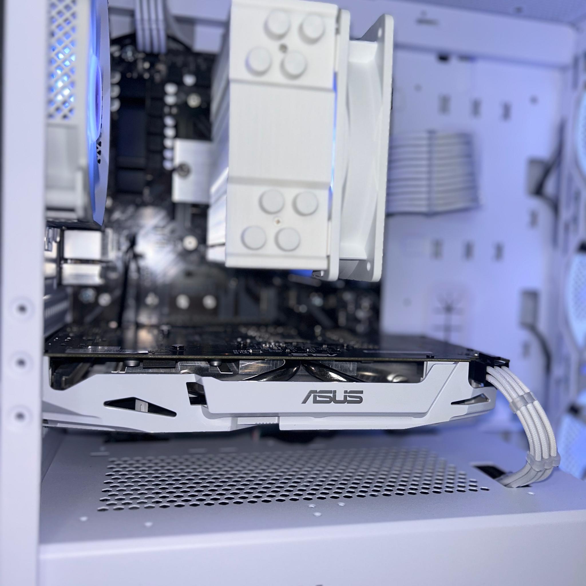 All White Budget Gaming PC | GTX 1060 + Ryzen 5 2600 