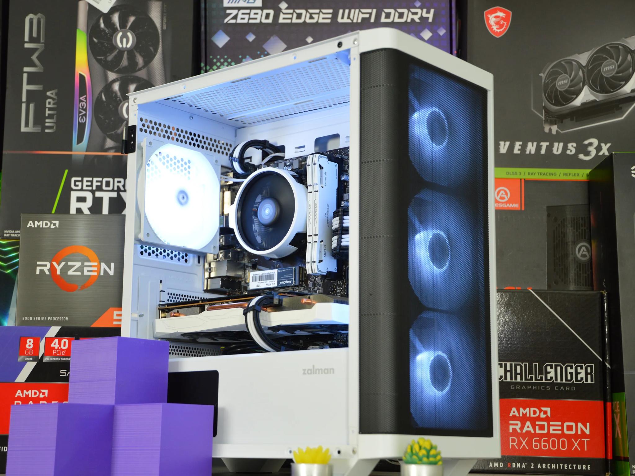 ☯️☯️| RX 6600XT 8GB | RYZEN 5 5500 | 16GB DDR4 RAM | 1TB NVME SSD | VaporWave |