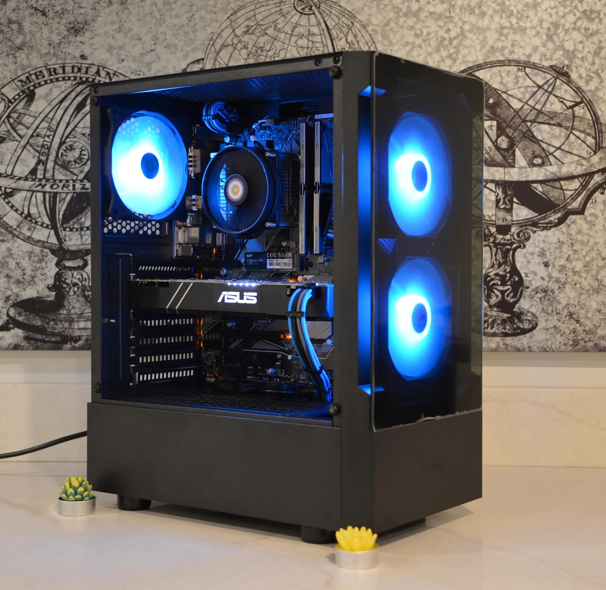⚫️🔵 Midnight Azure 🔵⚫️| Intel Core I7 8700K | NVIDIA GTX 1070 | 16GB RAM | 1TB NVME SSD |