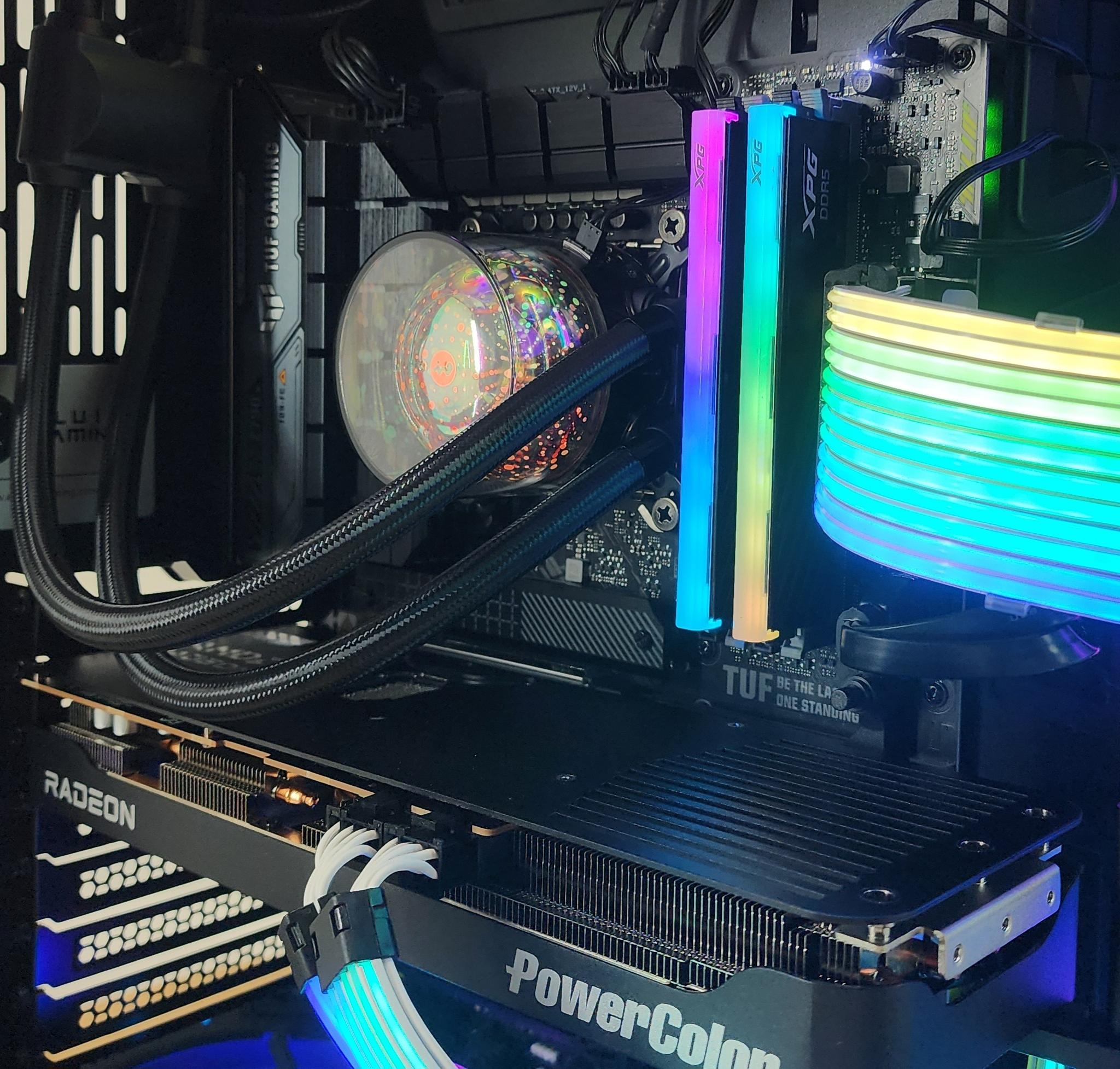 Gaming PC i7-14700KF 32GB RAM 1TB SSD RX 9070 XT 16GB Windows 11 Computer