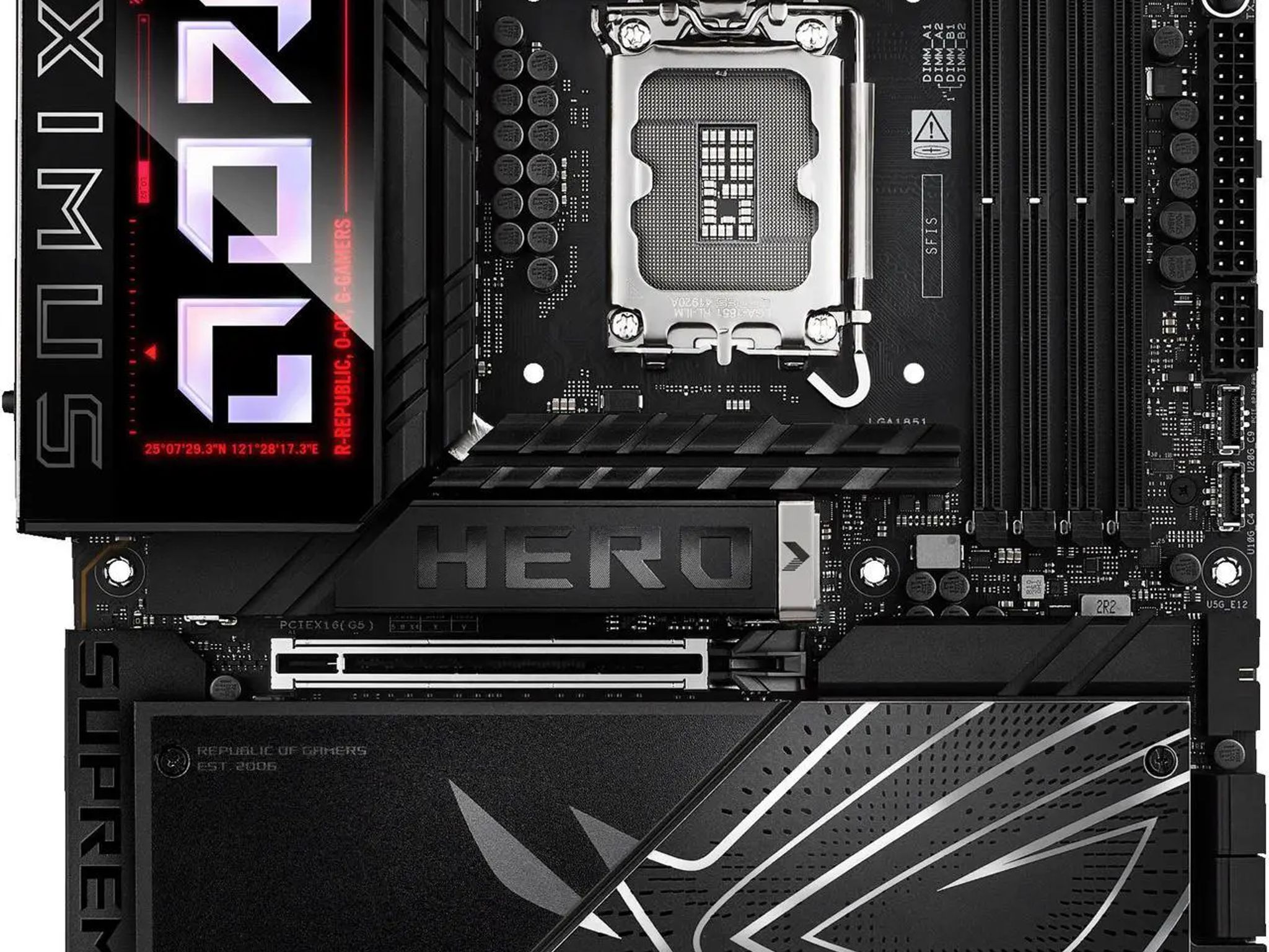 ASUS ROG MAXIMUS Z890 HERO Intel LGA 1851 ATX DDR5 Desktop Motherboard