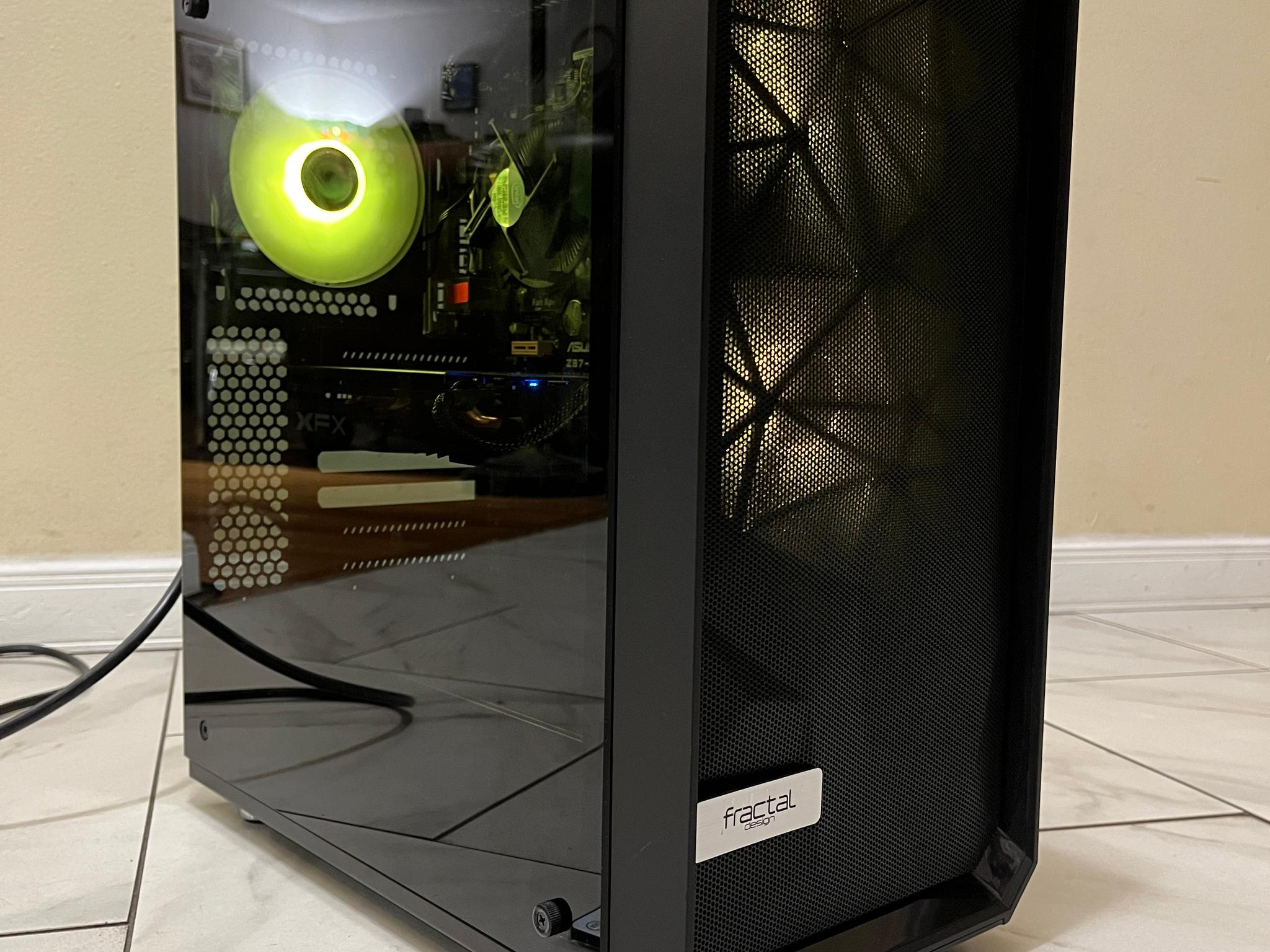 🟢🔥 Budget Gaming PC – RGB Case w/ Remote - Intel i5-4440, AMD RX 580, 1 TB Storage & 12 GB RAM 🖥️🔵