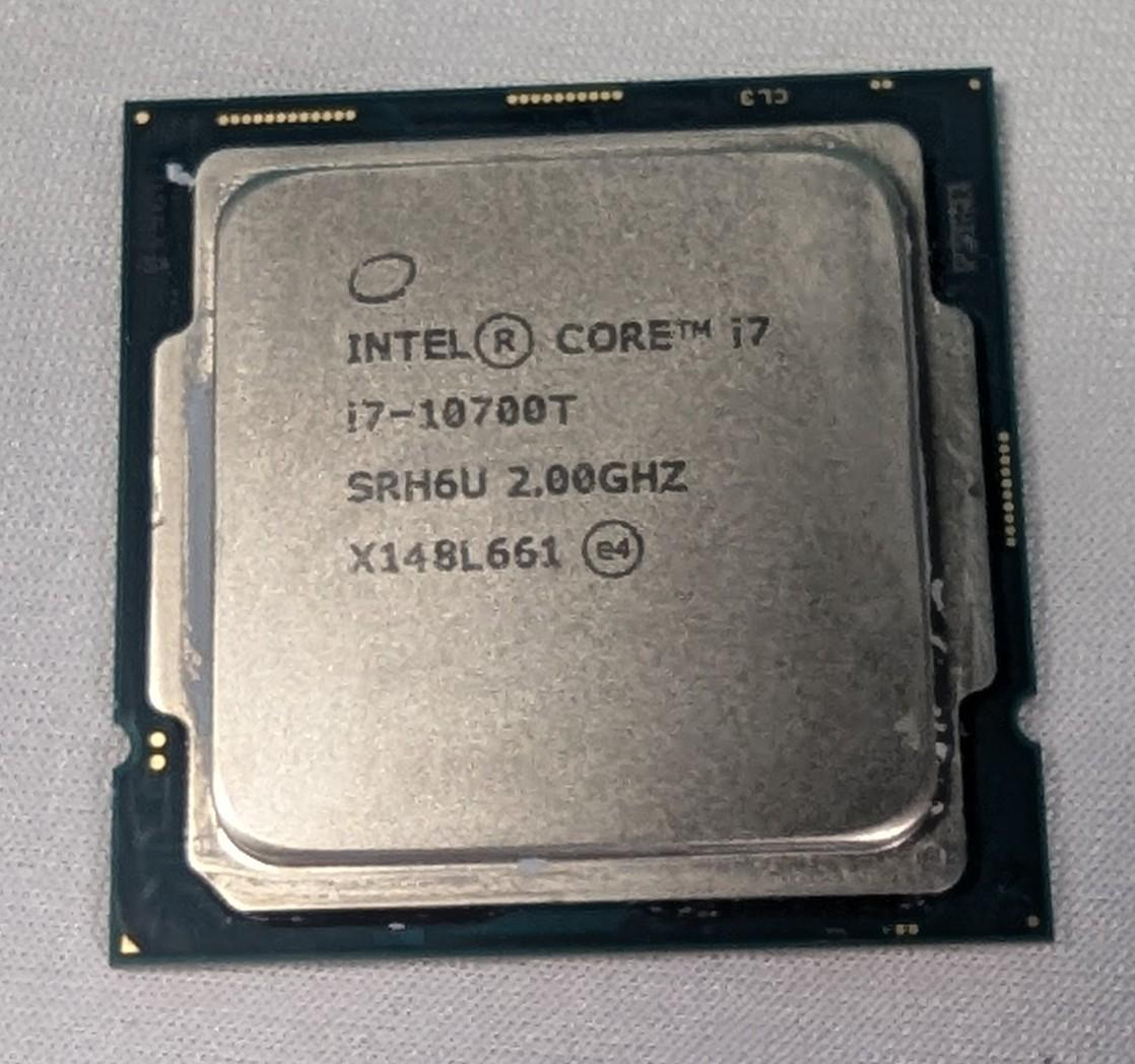 i7-10700 @ 2.0 ghz cpu LGA 1200