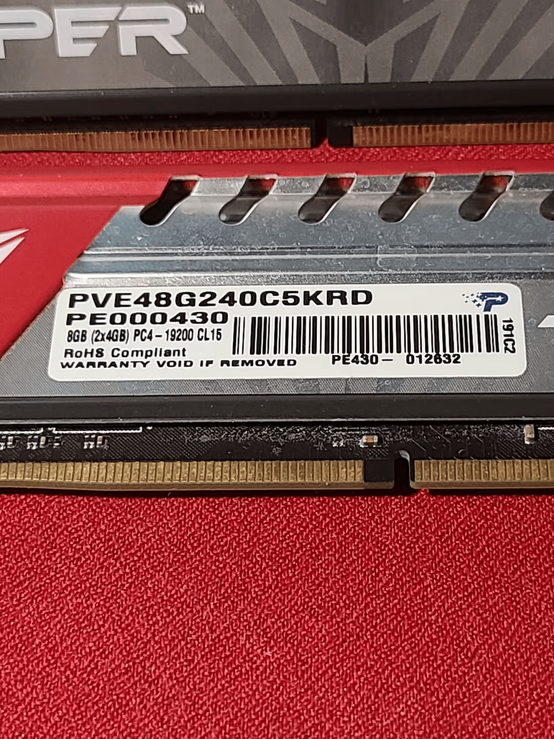 Patriot Memory Viper Elite Series (2 x 4GB) DDR4 8GB 2400MHz 