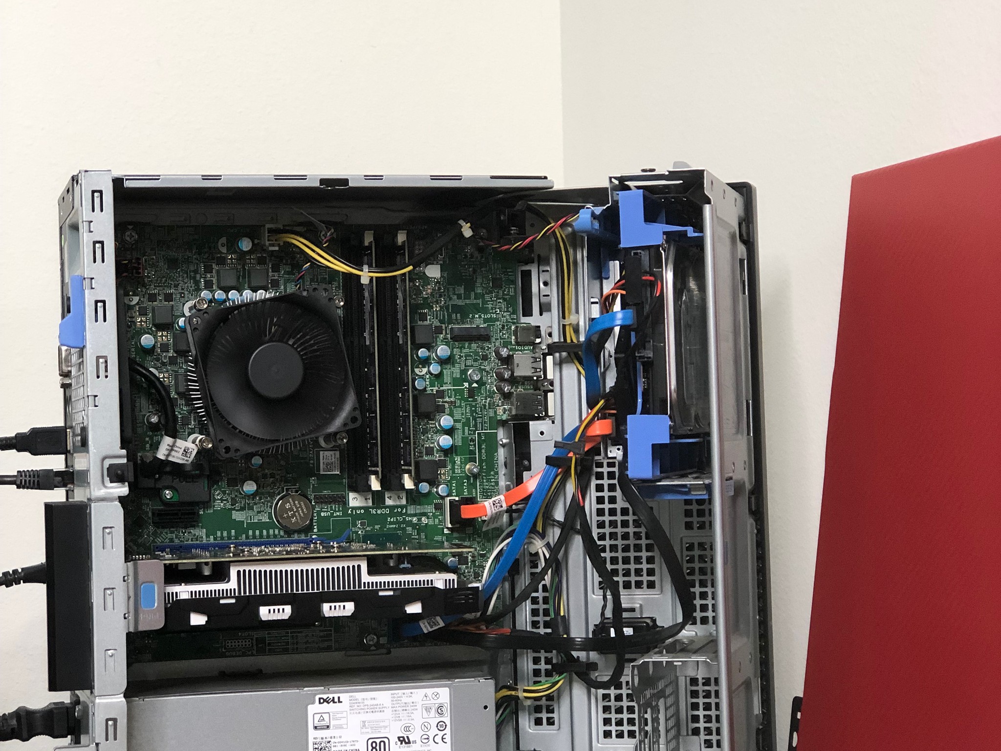 Budget Gaming PC GTX 1050 TI I5 6500 128GB SSD 500GB HDD 16GB Ram - Carbon Red