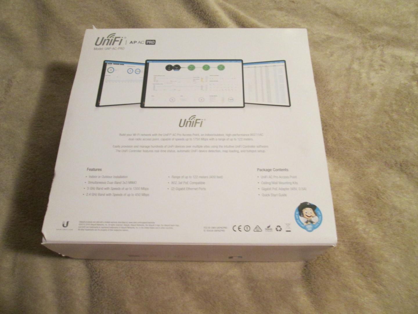 Ubiquiti Pro Access Point With Box And Accessories