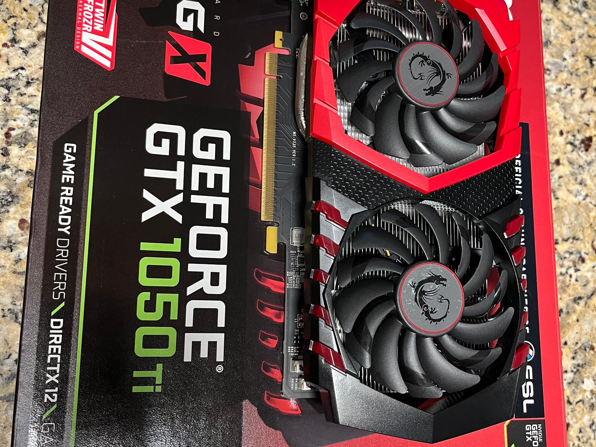MSI GTX 1050 TI Gaming X