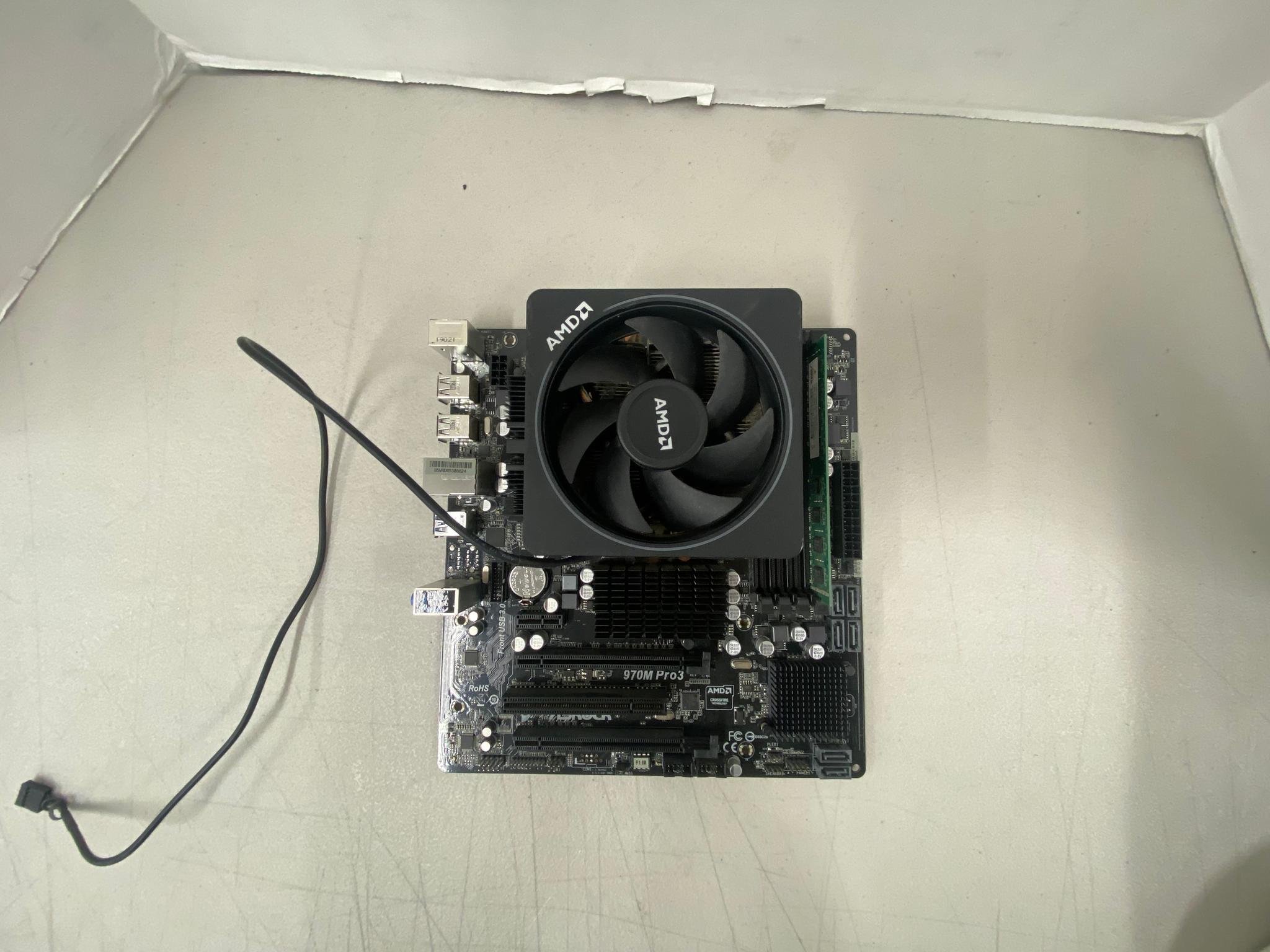 ASRock 970M Pro3 Motherboard + AMD FX™ CPU + 8GB DDR3 RAM Combo