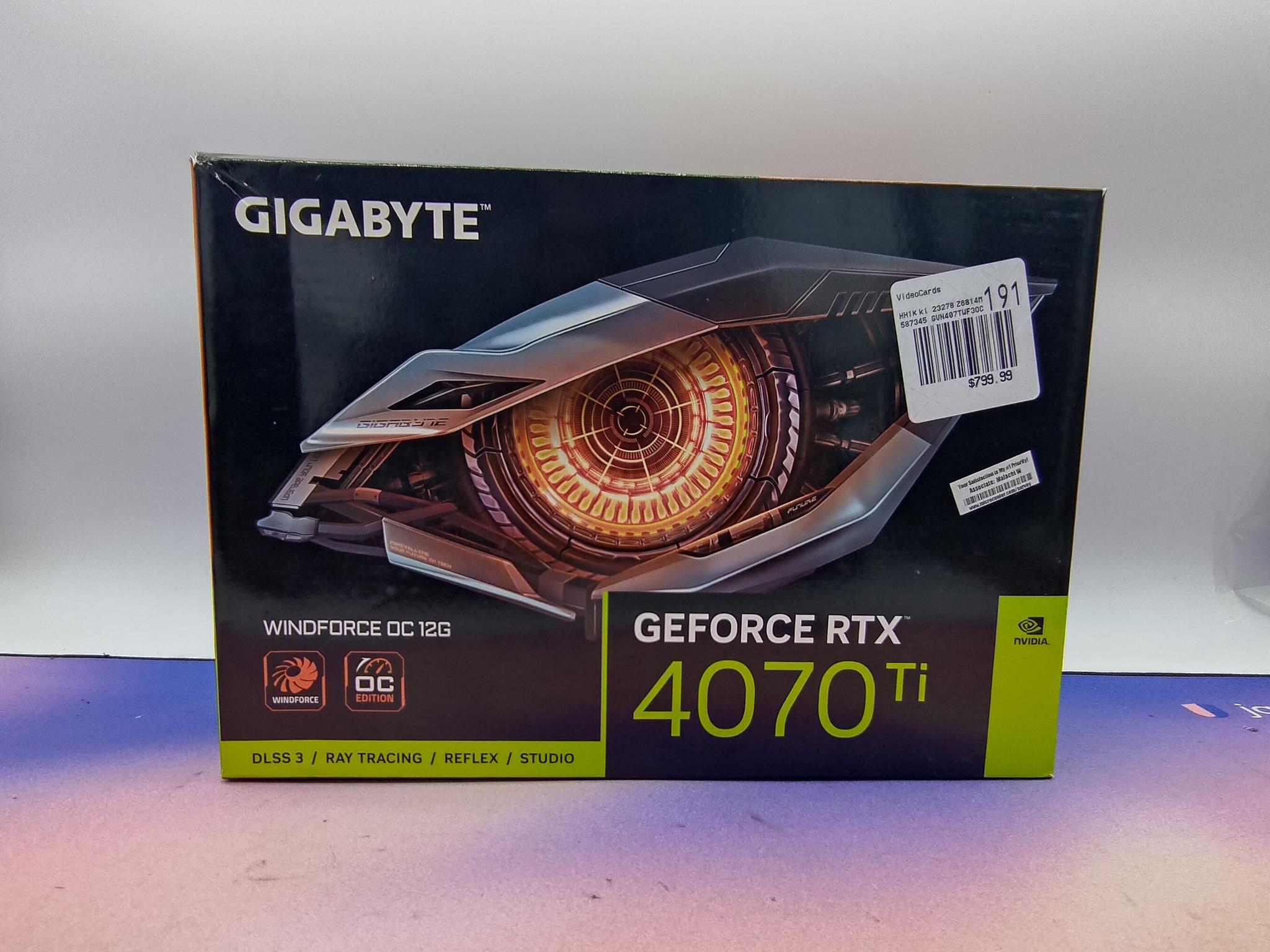 Gigabyte Windforce OC RTX 4070Ti