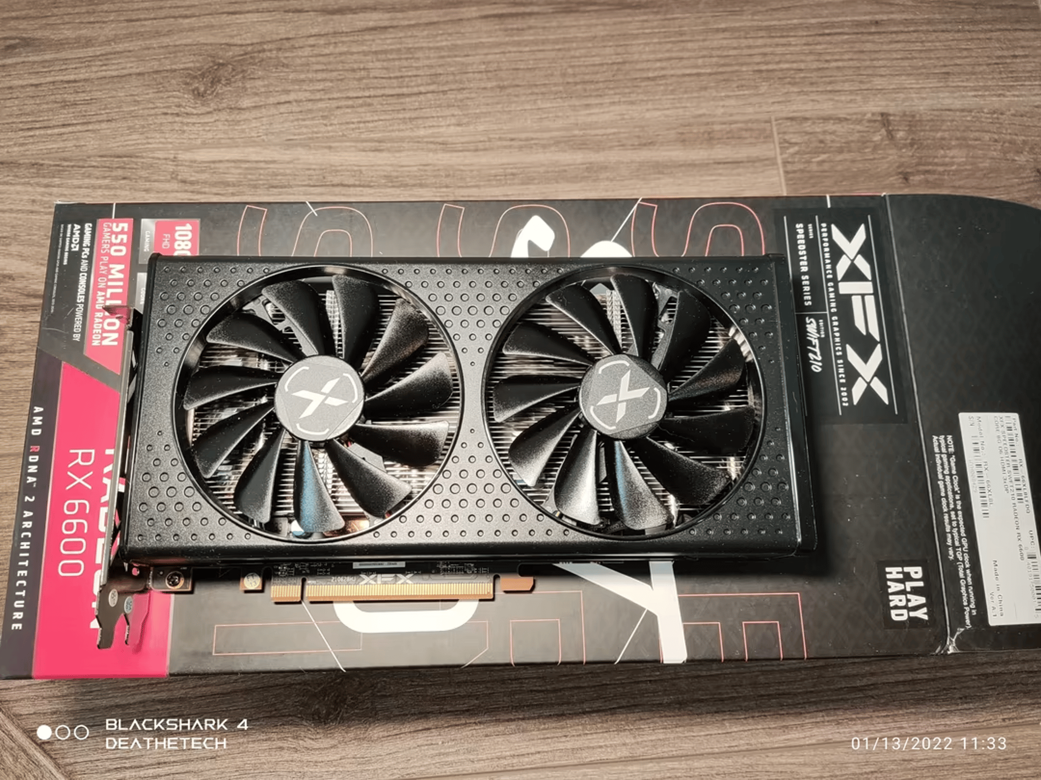 XFX RX6600 SWFT210 PCIE 4.0 Graphics Card
