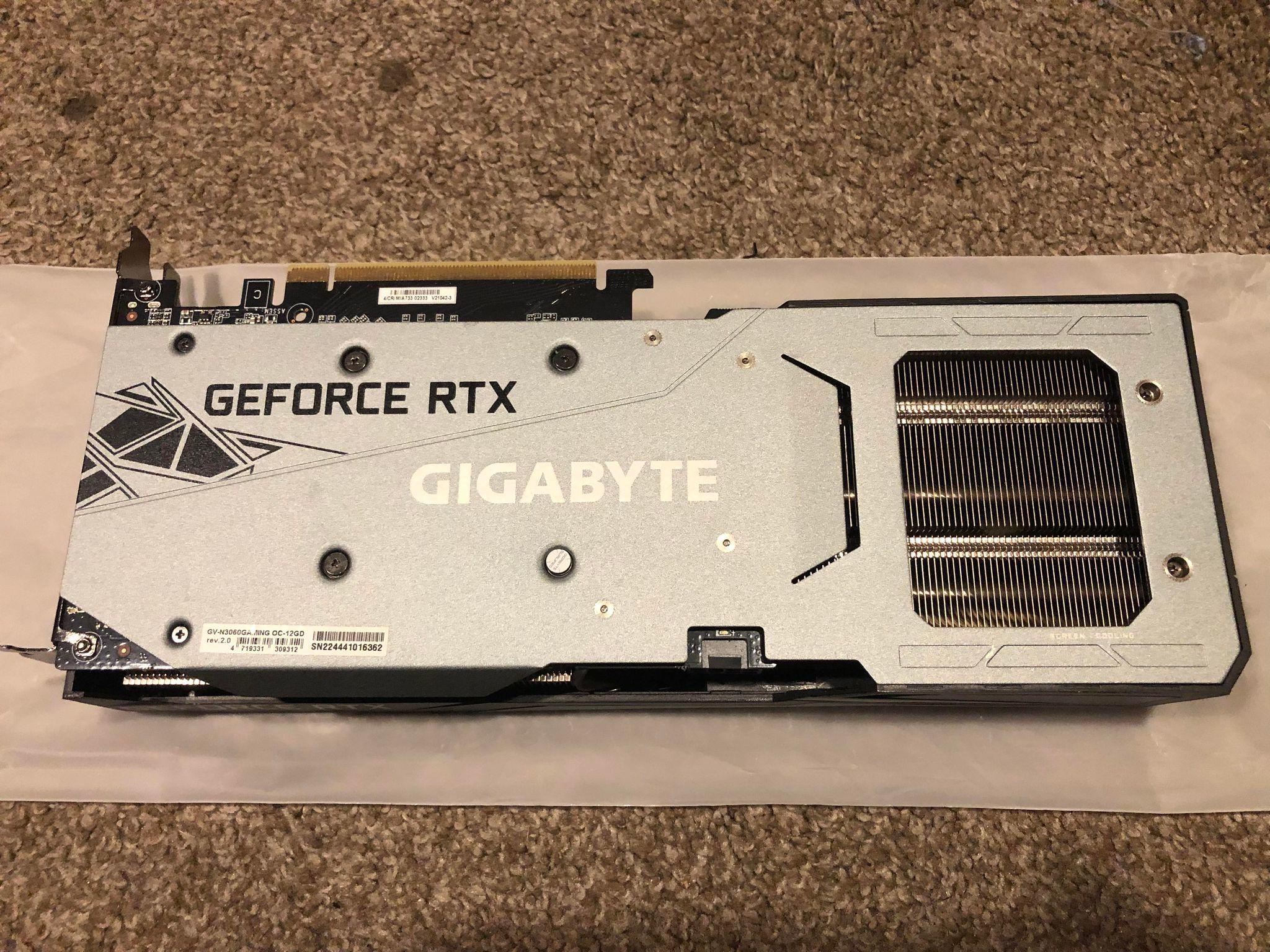 Gigabyte RTX 3060 12 GB Gaming OC rev 2.0