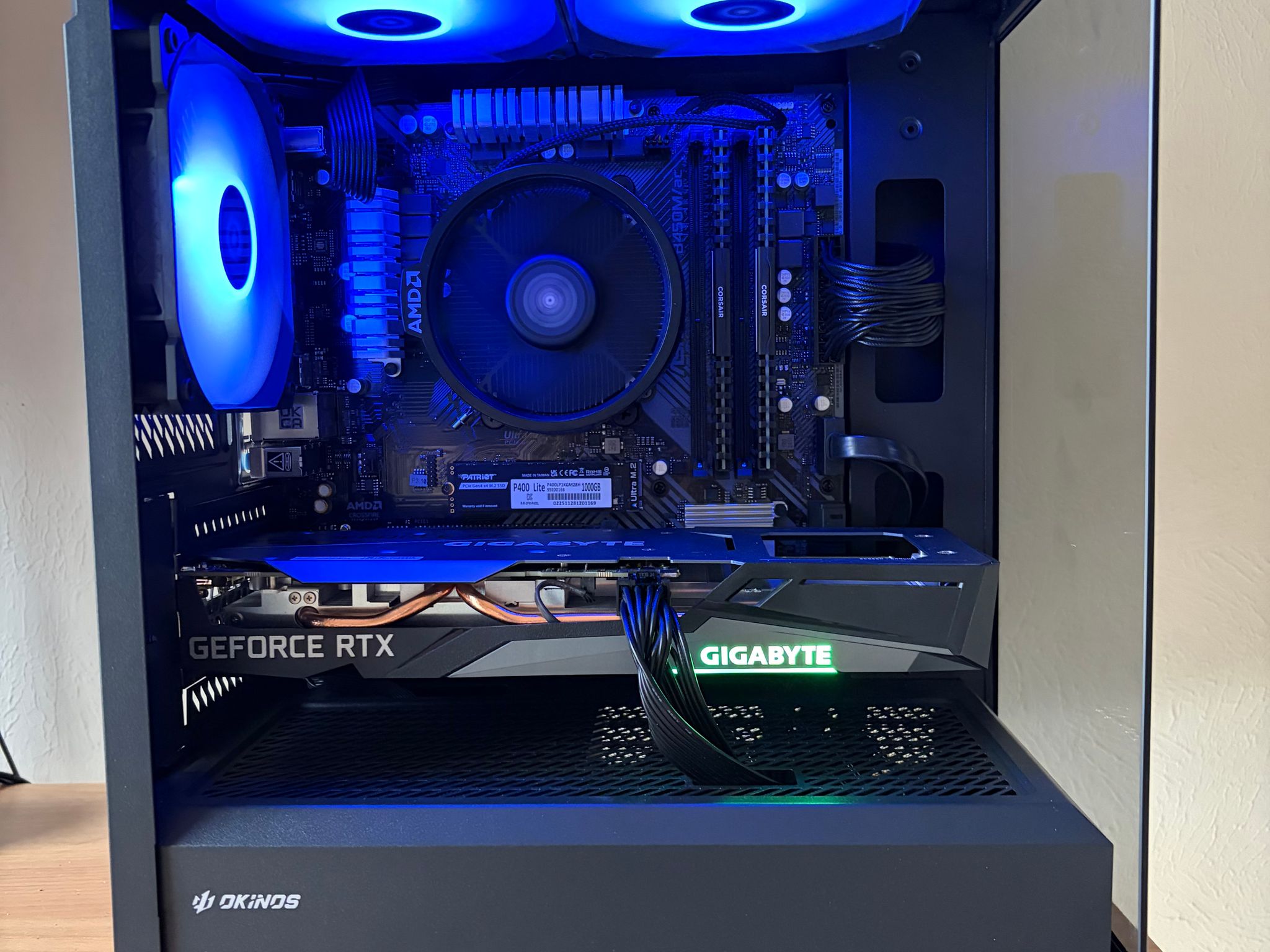 RTX 3050 + Ryzen 5500 Custom Gaming PC