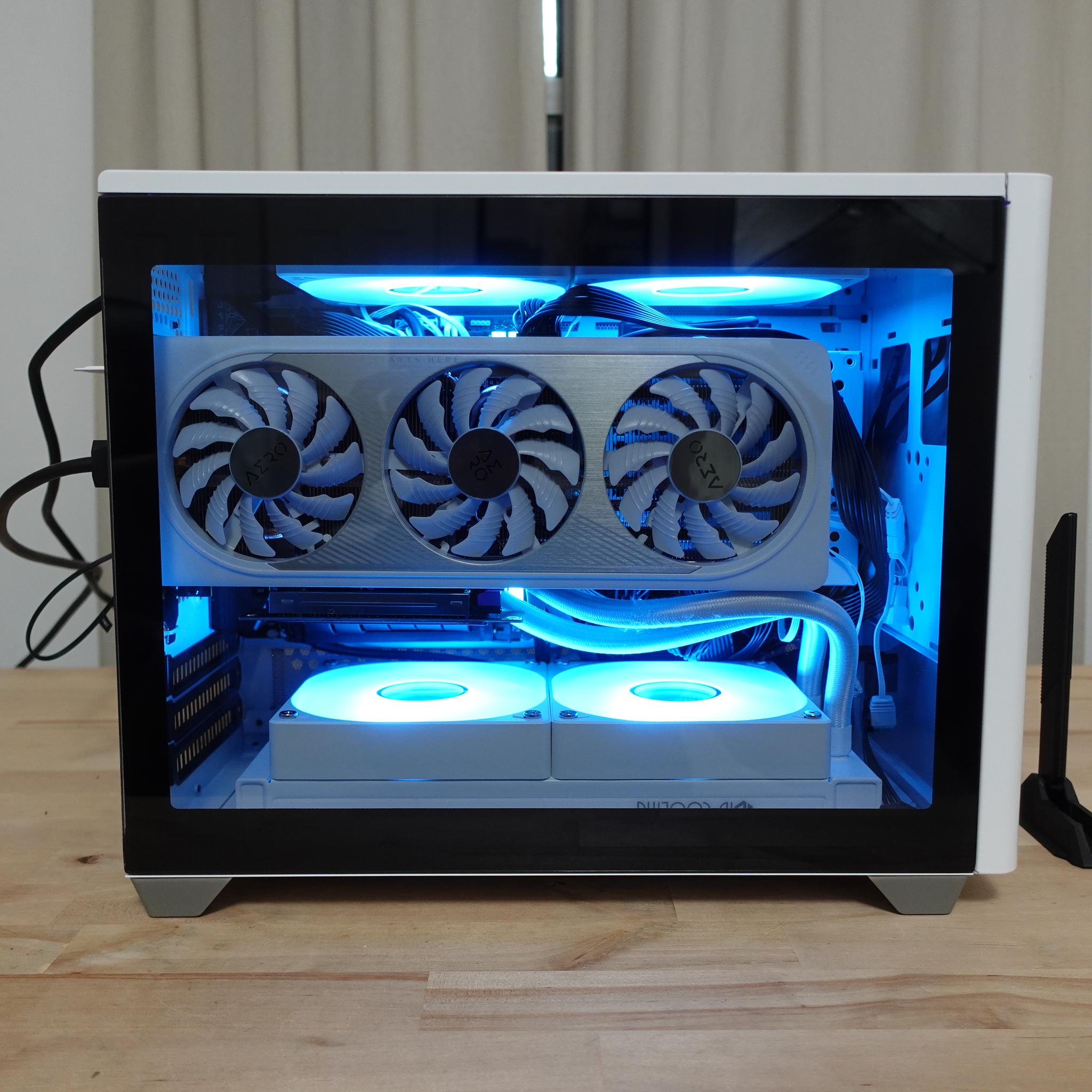 Mini Gaming PC with Intel Core i5-13600KF GIGABYTE RTX 4060 Ti AERO 1TB M.2 SSD NVMe Windows 11 Pro