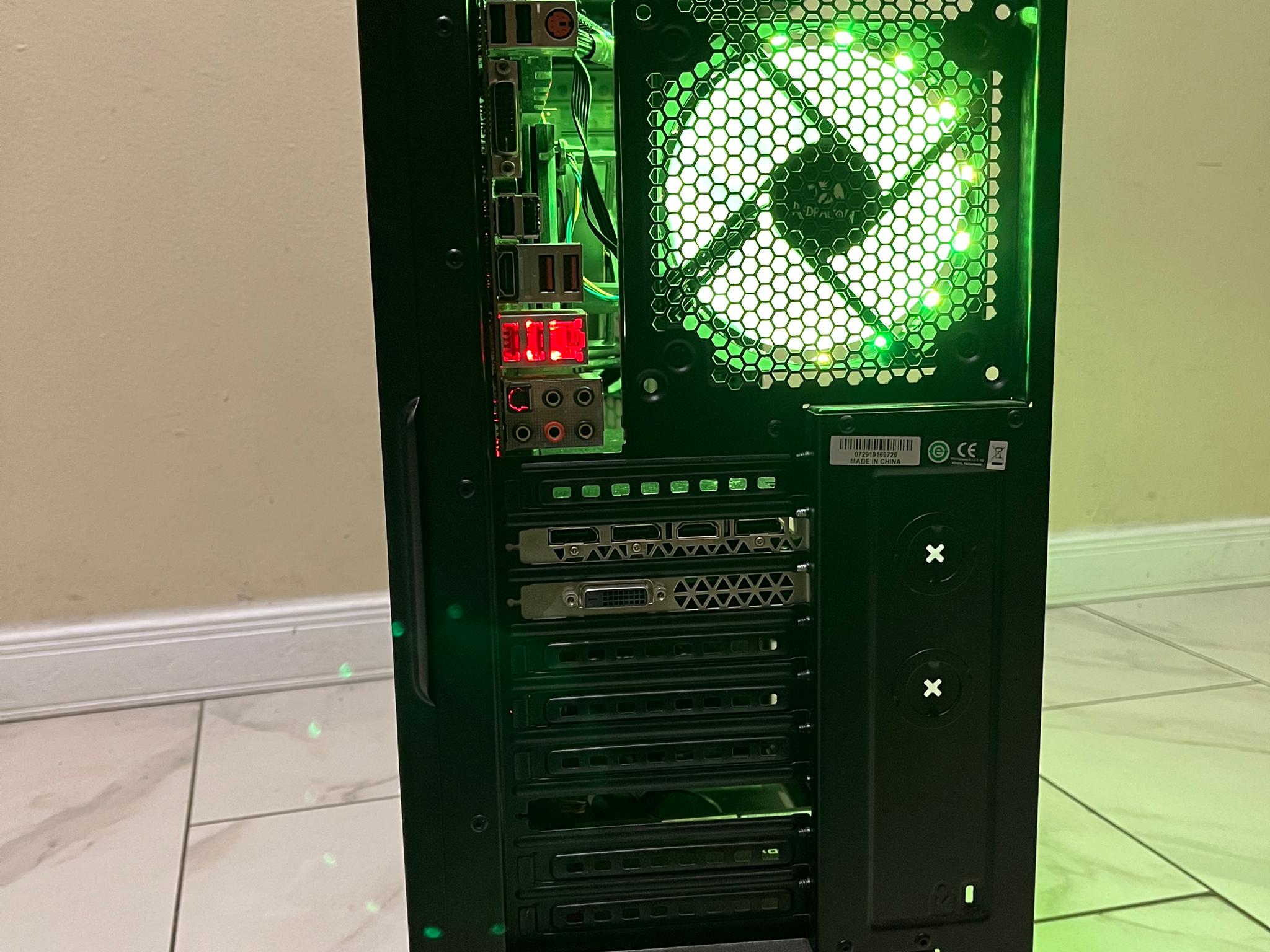 🟠🔥NVIDIA GTX 1080, Intel i5-6500, 12GB RAM, 1.2TB Storage, High Performance Gaming PC w/ Remote 🖥️🔵