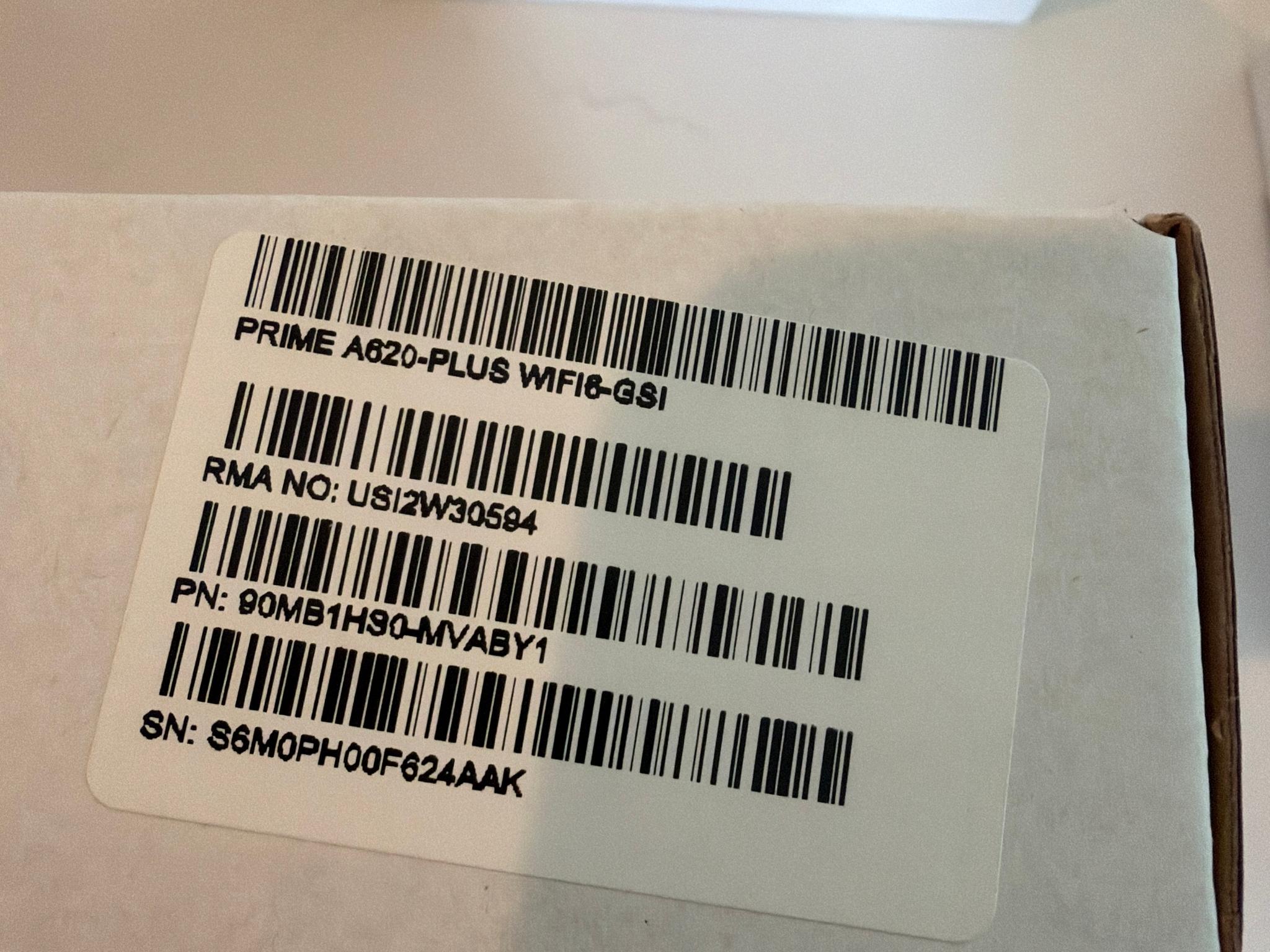 ASUS Prime A620-Plus WiFi6
