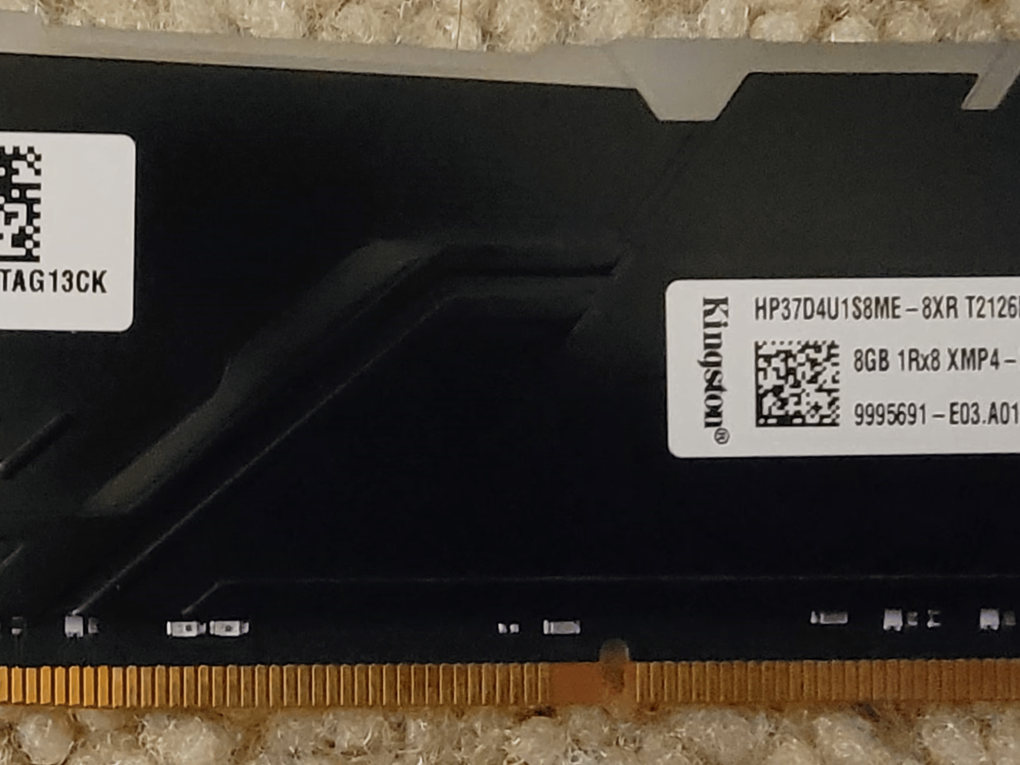 HyperX Fury 8GB 3733 Mhz DDR4 RAM RGB Like New