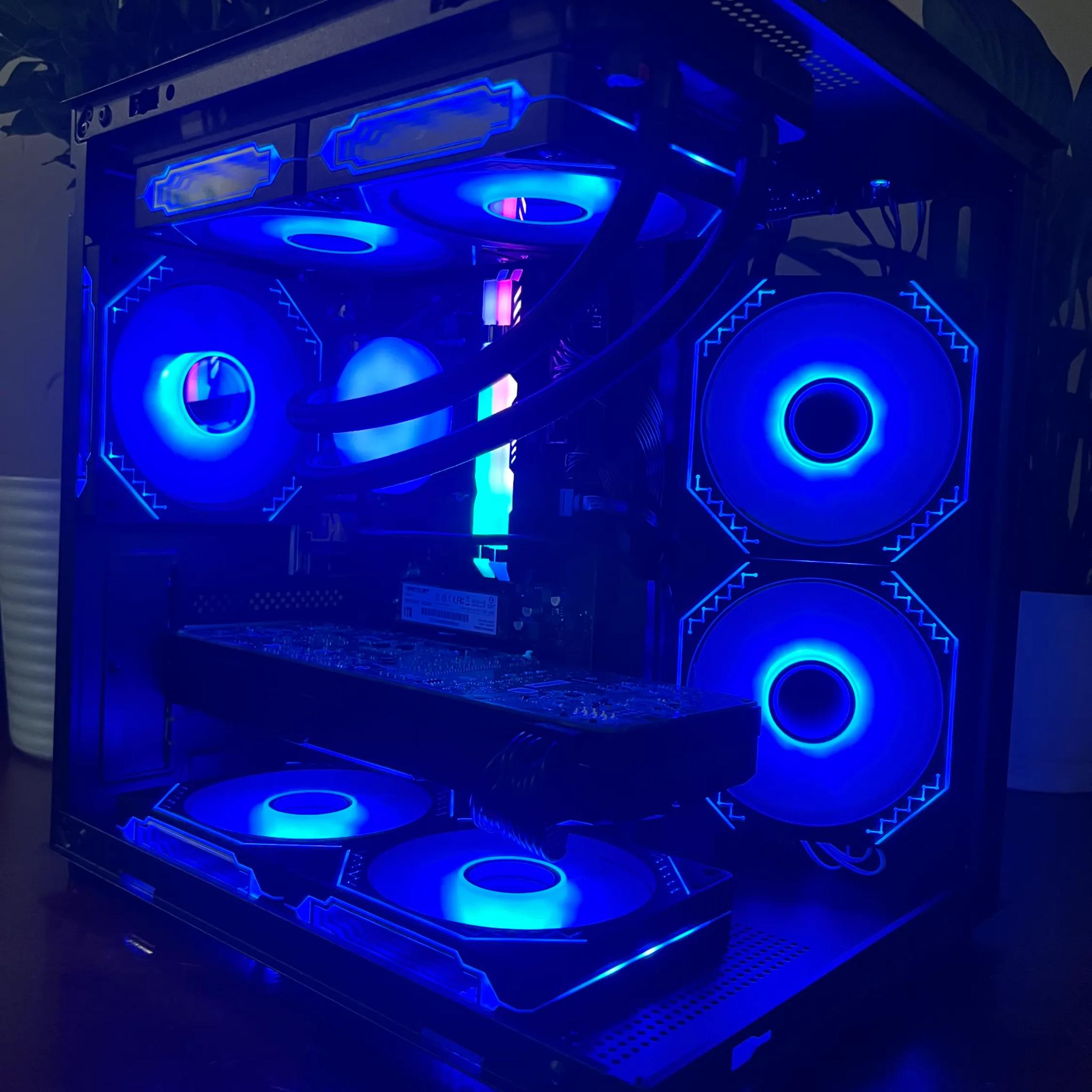 Water Cooled Gaming PC Intel I7, Nvidia GTX 1080 8gb, 2TB Storage, 32GB RAM, WINDOWS 11