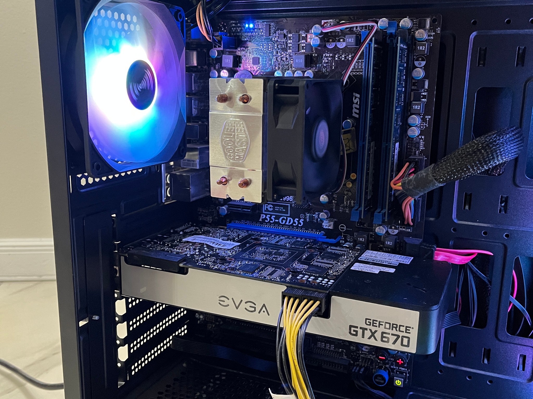 Super Budget Gaming PC - Intel i5-750, NVIDIA GTX 670, 16GB RAM, 756GB Storage, w/ Wi-Fi & BT