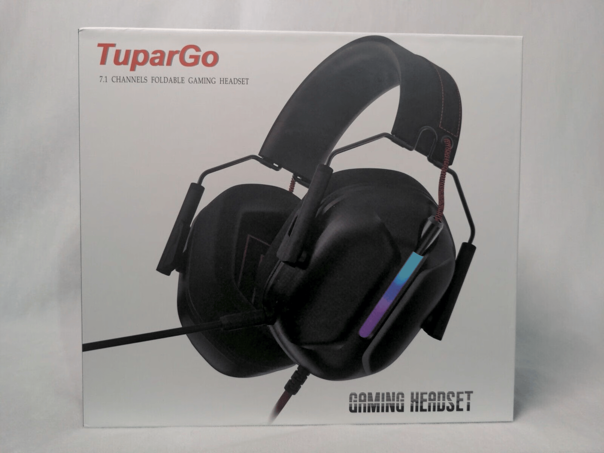 Tupargo G9pro 7.1 Surround Sound Foldable RGB Light Gaming Headset