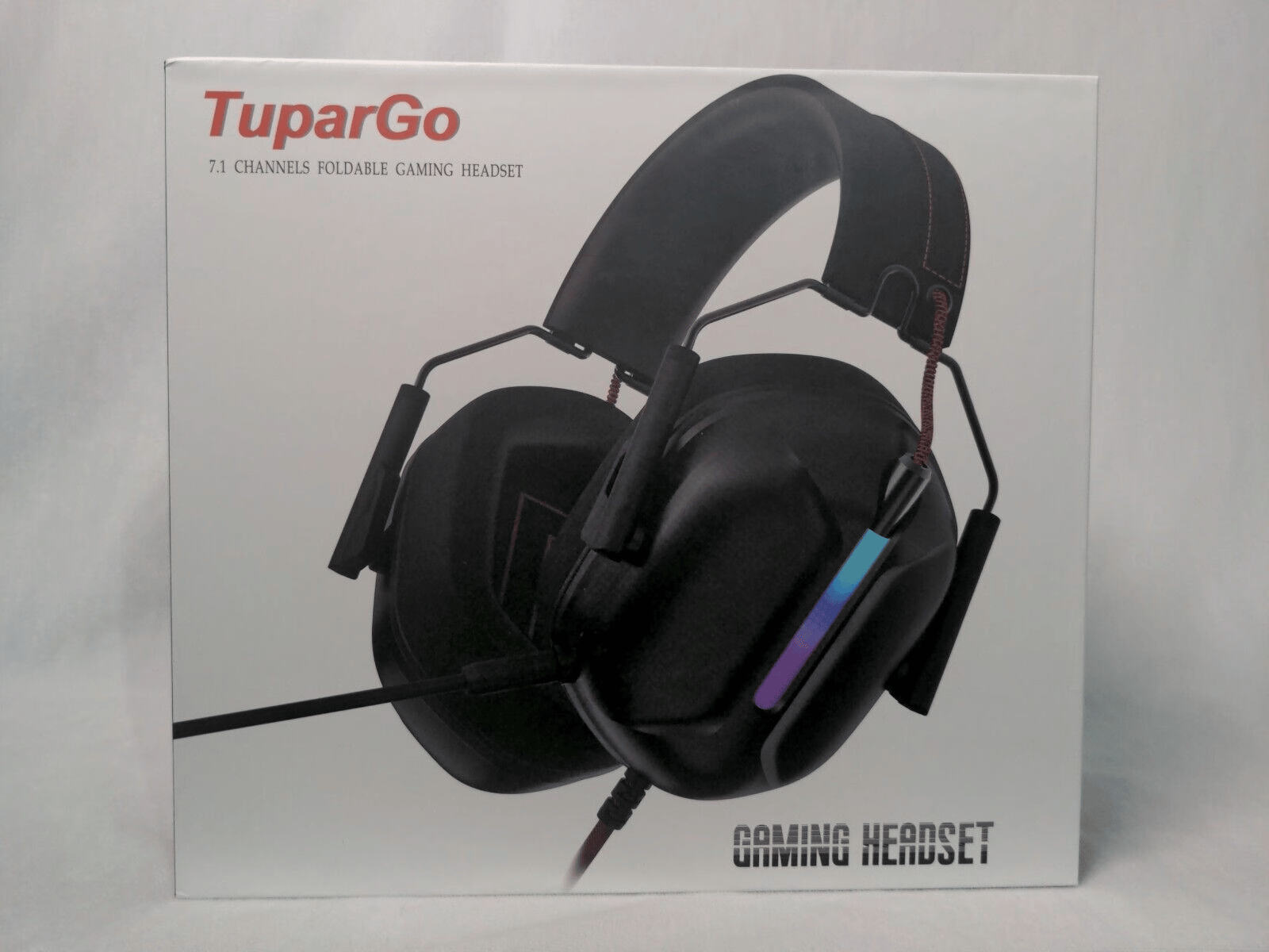 Tupargo G9pro 7.1 Surround Sound Foldable RGB Light Gaming Headset