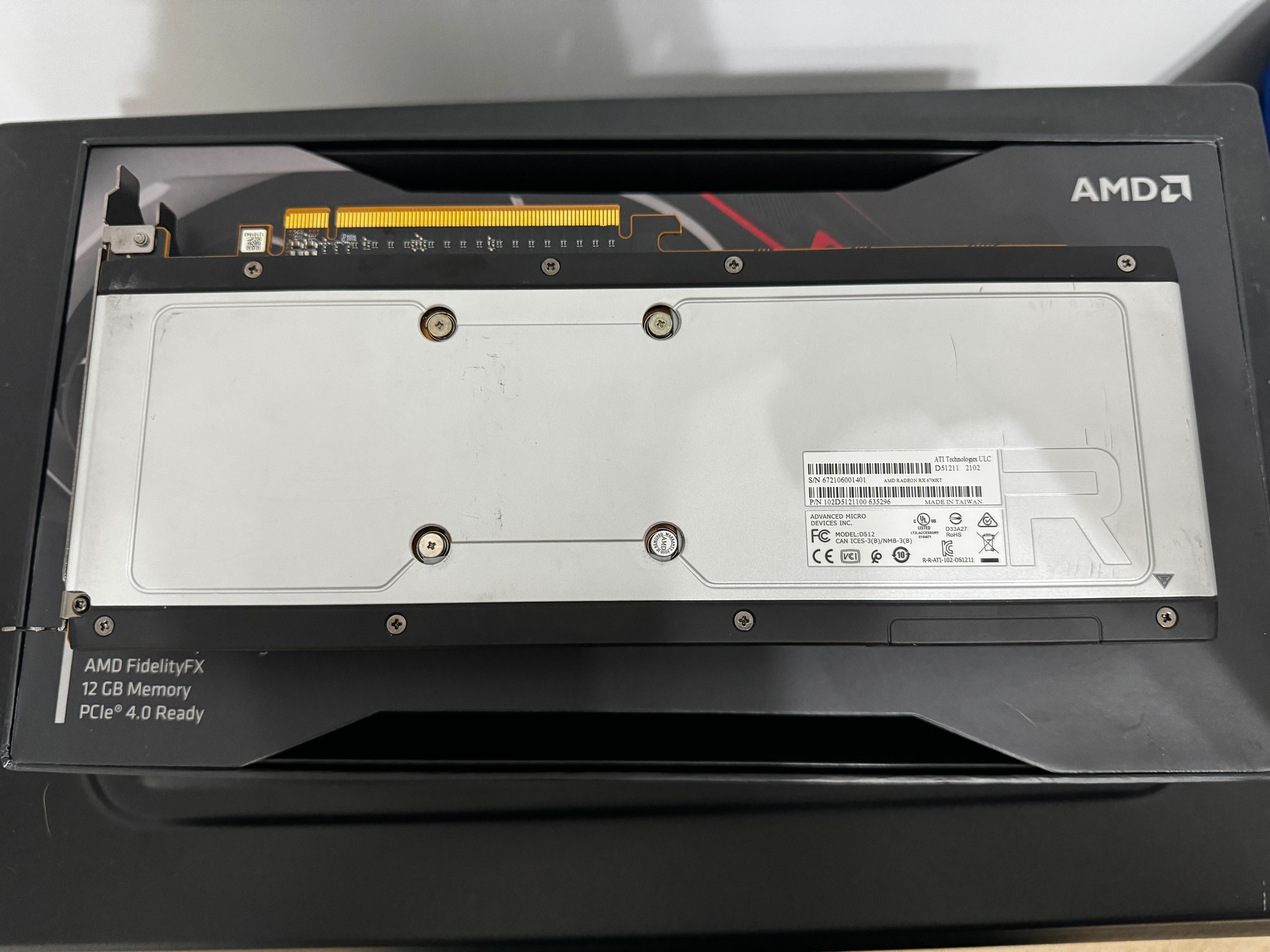 AMD Radeon RX 6700 XT 12GB GDDR6 Reference Graphics Card GPU