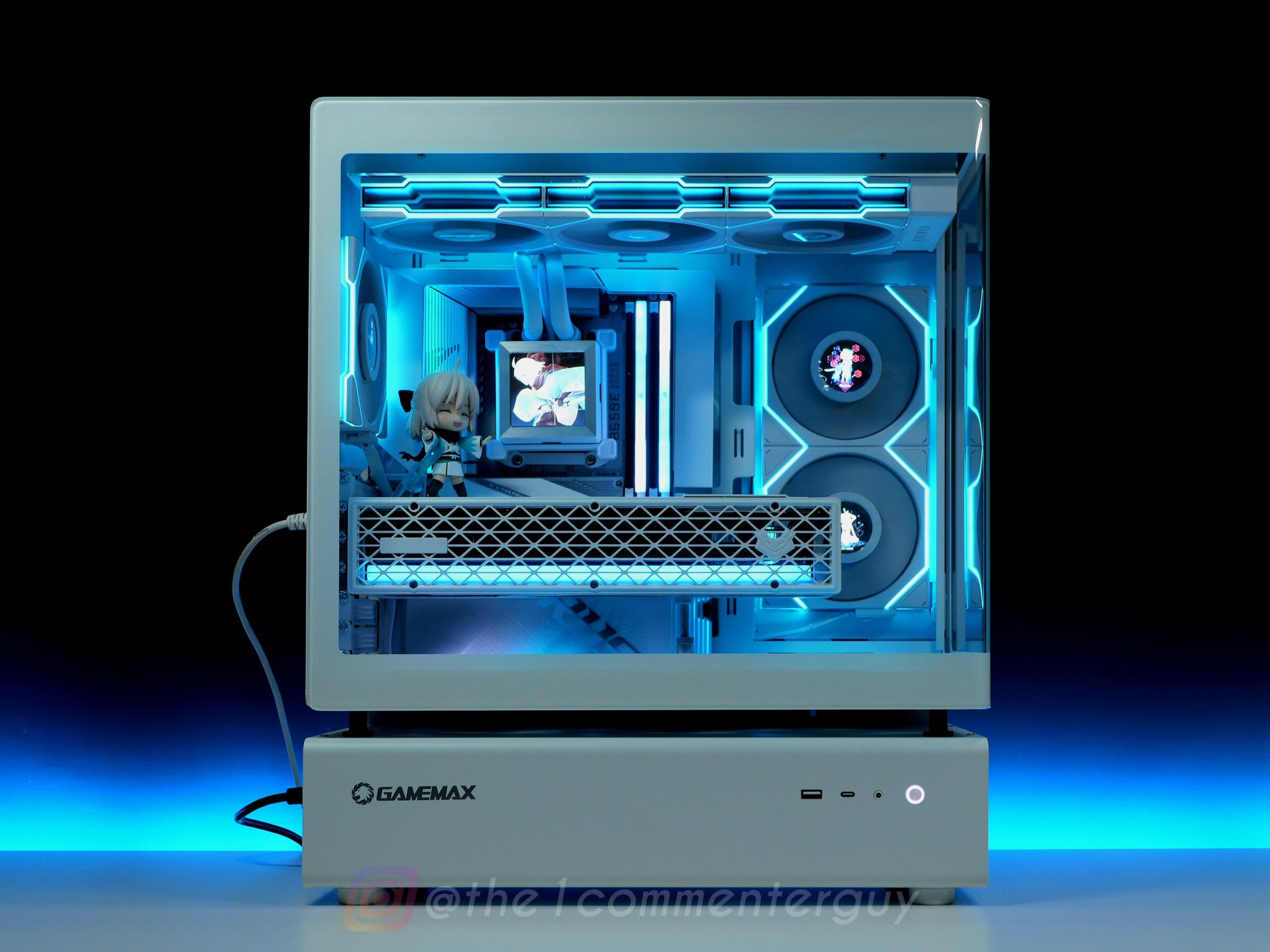 STEALTH 🧊|🖥 Ryzen 9800X3D, RX 9070XT, 2TB 4.0 nvme, 32GB DDR5 RGB White Gaming Pc