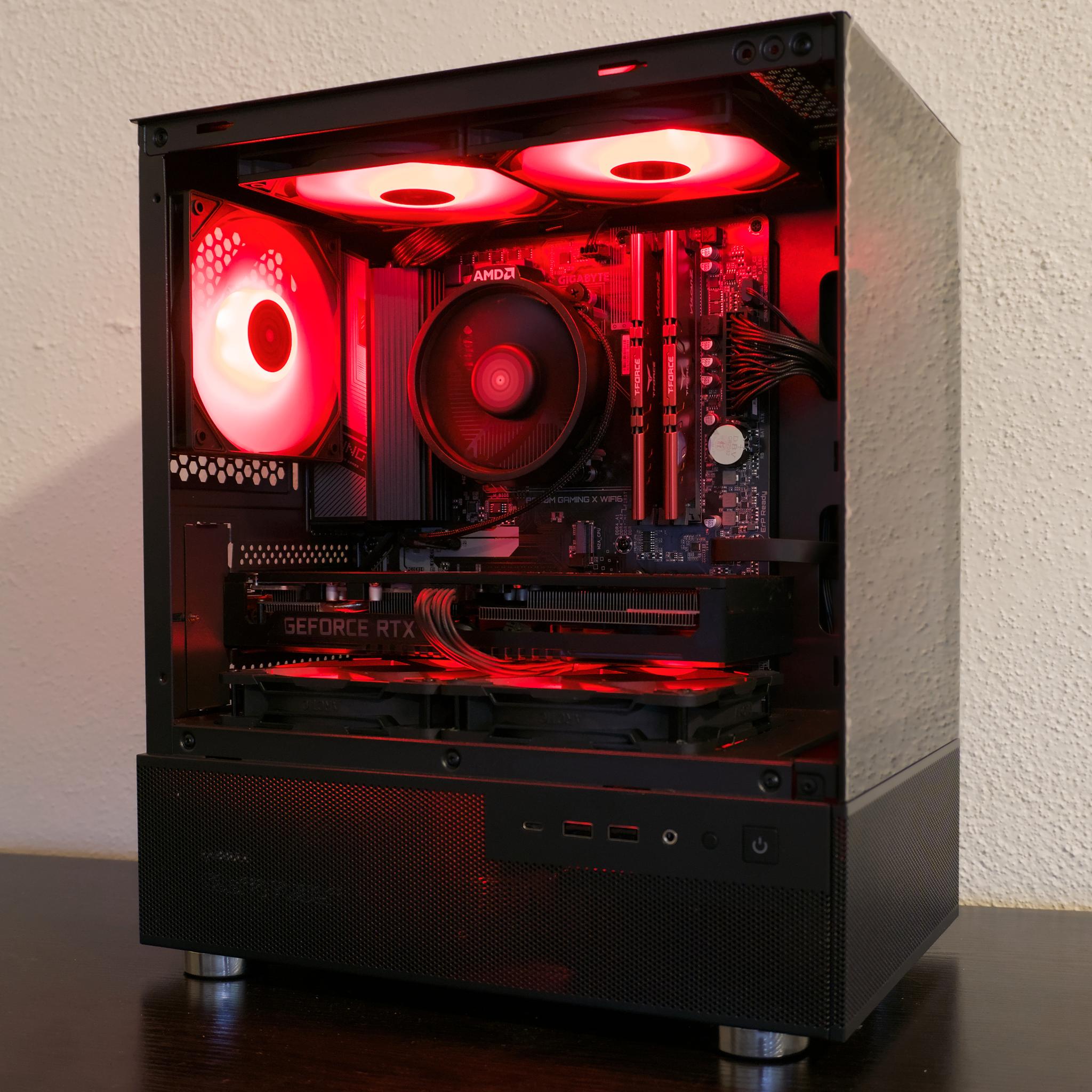 RTX 3070 & Ryzen 5 3600 - "The Obsidian 4 v2 1080p/1440p Gaming PC" 16gb RAM - 1tb NVME - 650w PSU