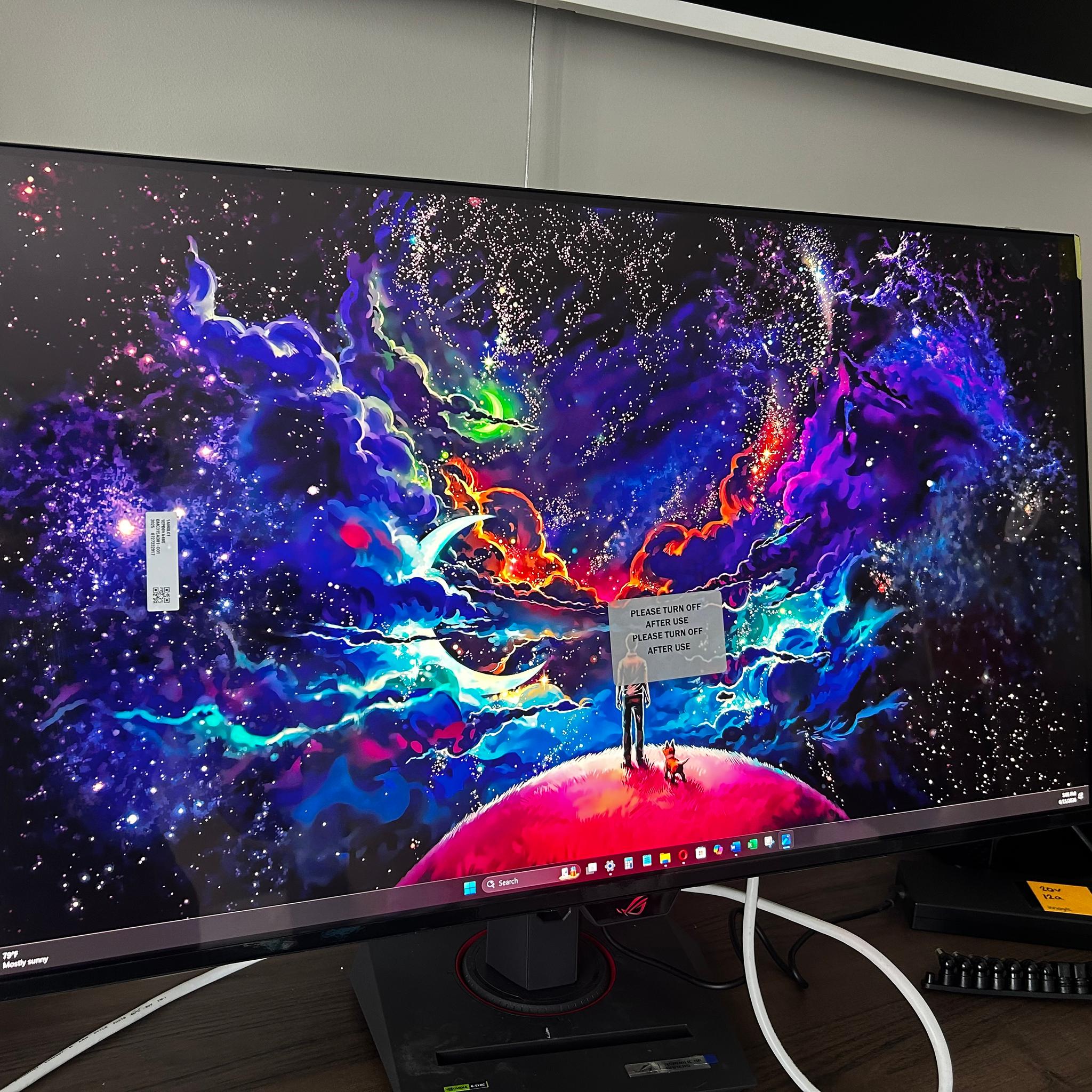 NEW ASUS ROG Strix 32" QD-OLED 4K (3840x2160) (165Hz) Gaming Monitor (XG32UCDS)