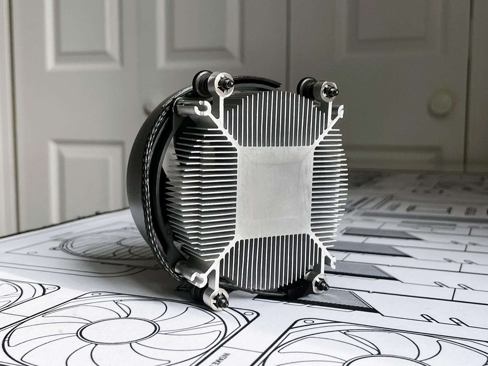TITANIUM - 1 of 1 AMD Wraith Stealth Socket AM4/AM5 4-Pin Custom Painted Stock Cooler