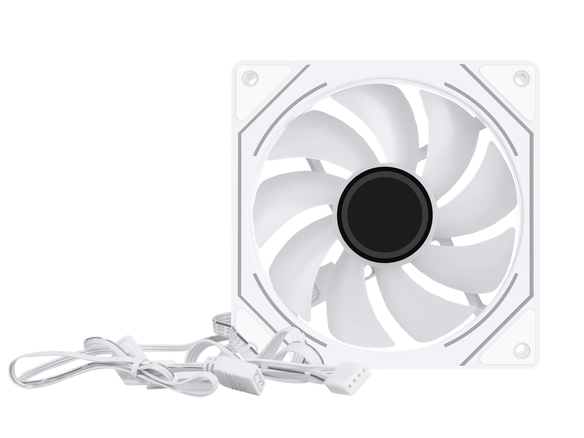 PACK OF 3 SEGOTEP 🪞HB12🪞 | WHITE CASE FAN | 120MM | PWM | ARGB | INFINITE MIRROR REFLECTION