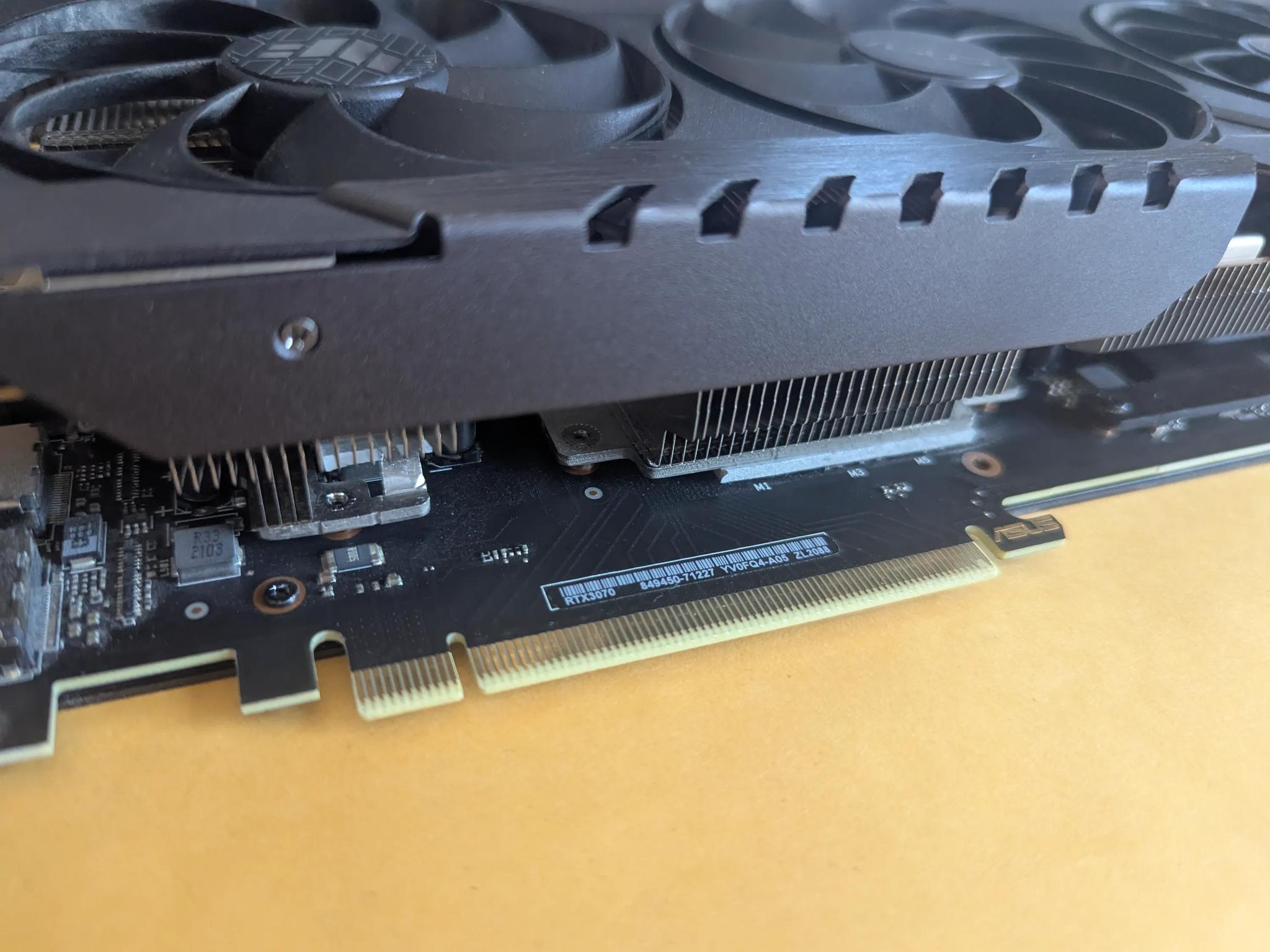 ASUS NVIDIA GeForce RTX 3070 Ti TUF Gaming Overclocked Triple-Fan 8GB GDDR6X PCIe 4.0 Graphics Card