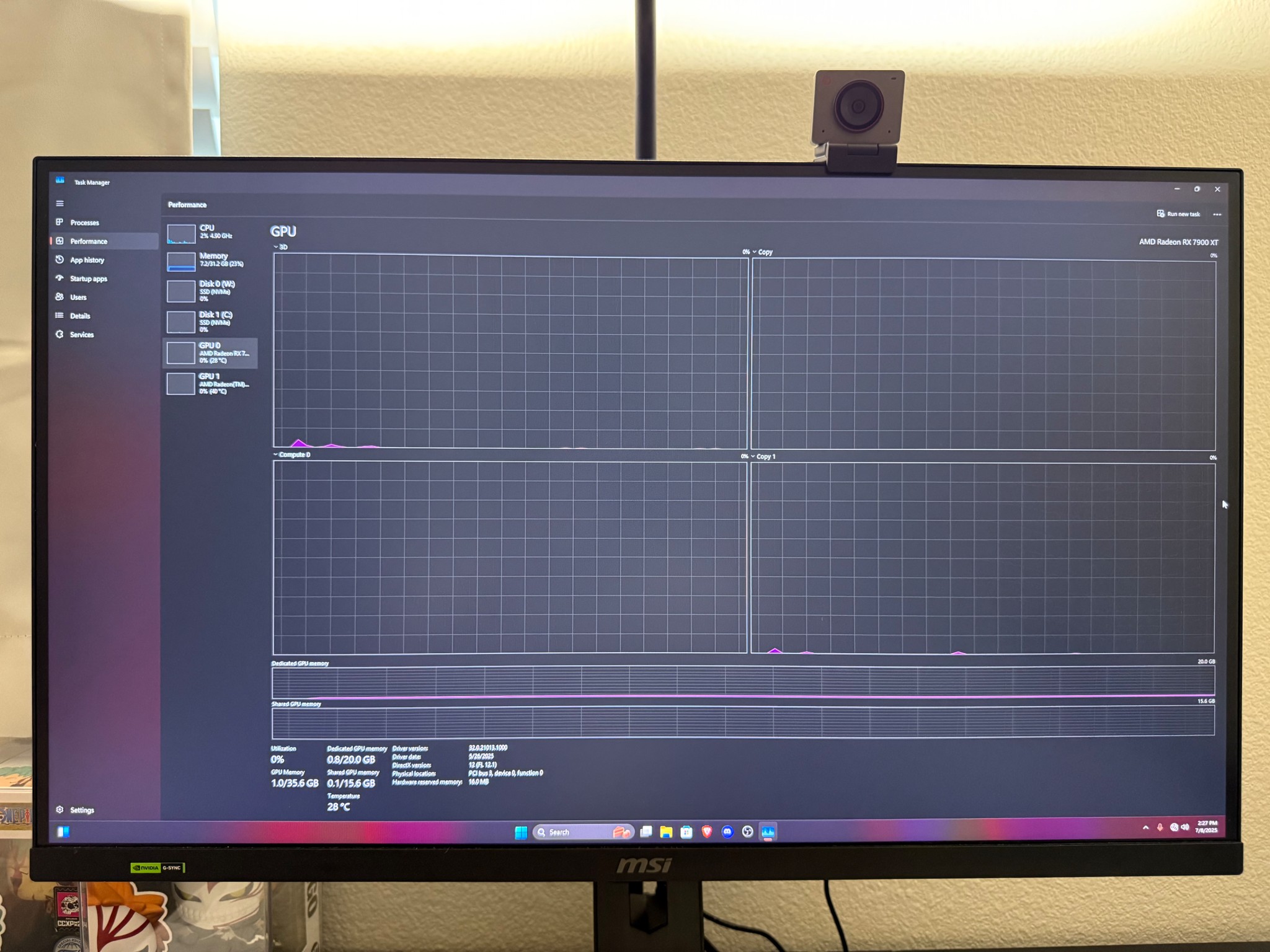 Ryzen 7 7700X / RX 7900 XT / 32GB DDR5 / 1TB SSD