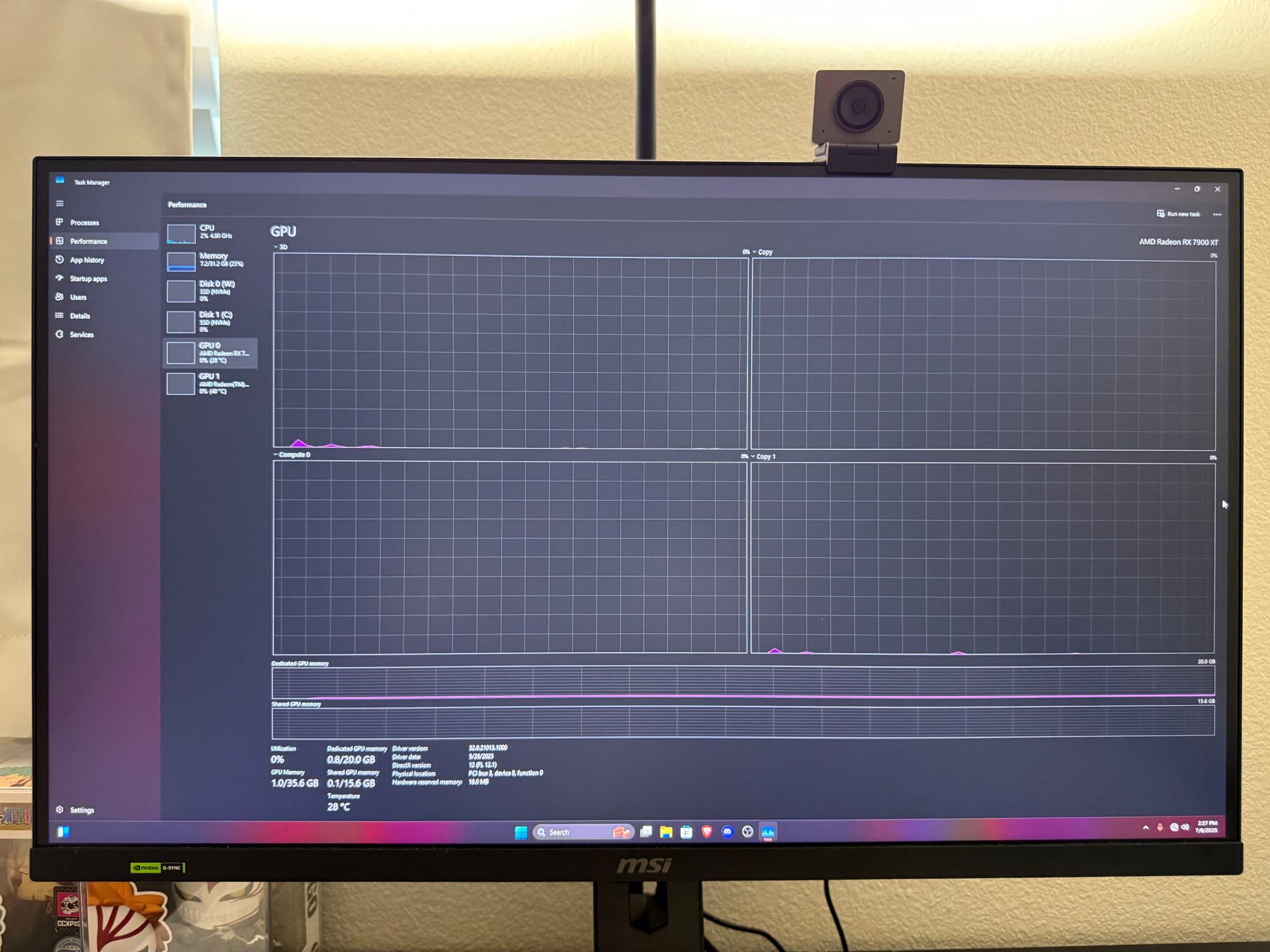 Ryzen 7 7700X / RX 7900 XT / 32GB DDR5 / 1TB SSD