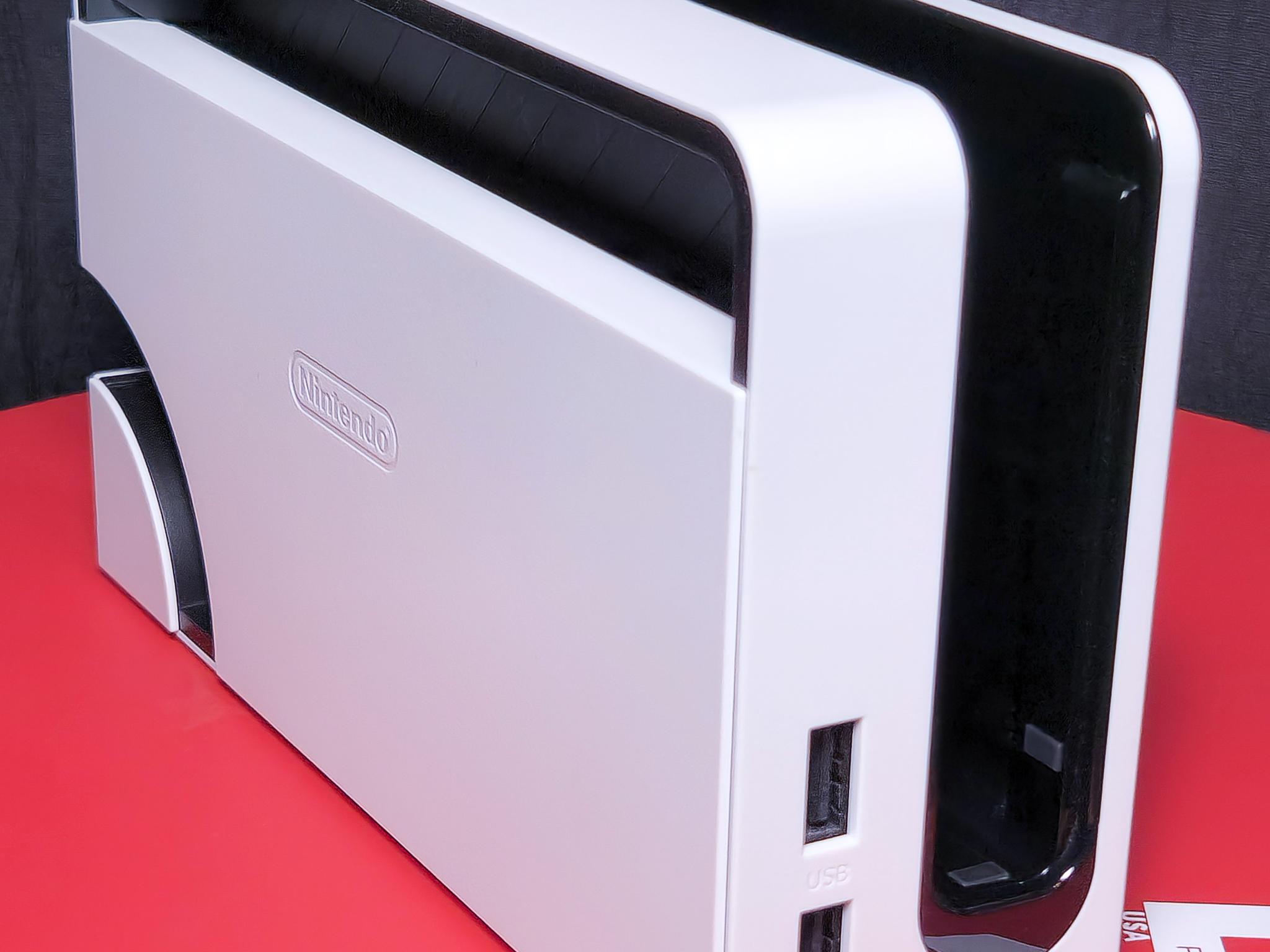 Nintendo Switch OLED White With Full Console Case and Grip