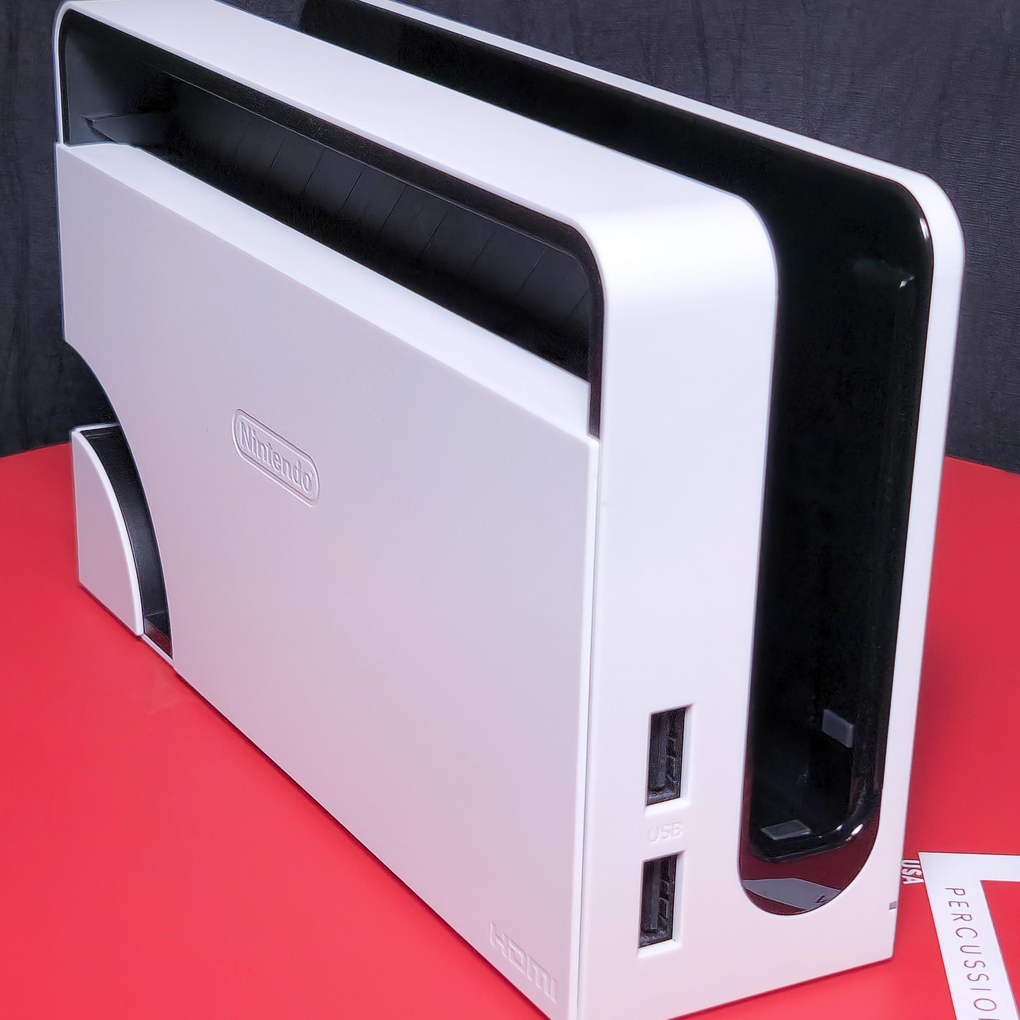 Nintendo Switch OLED White With Full Console Case and Grip