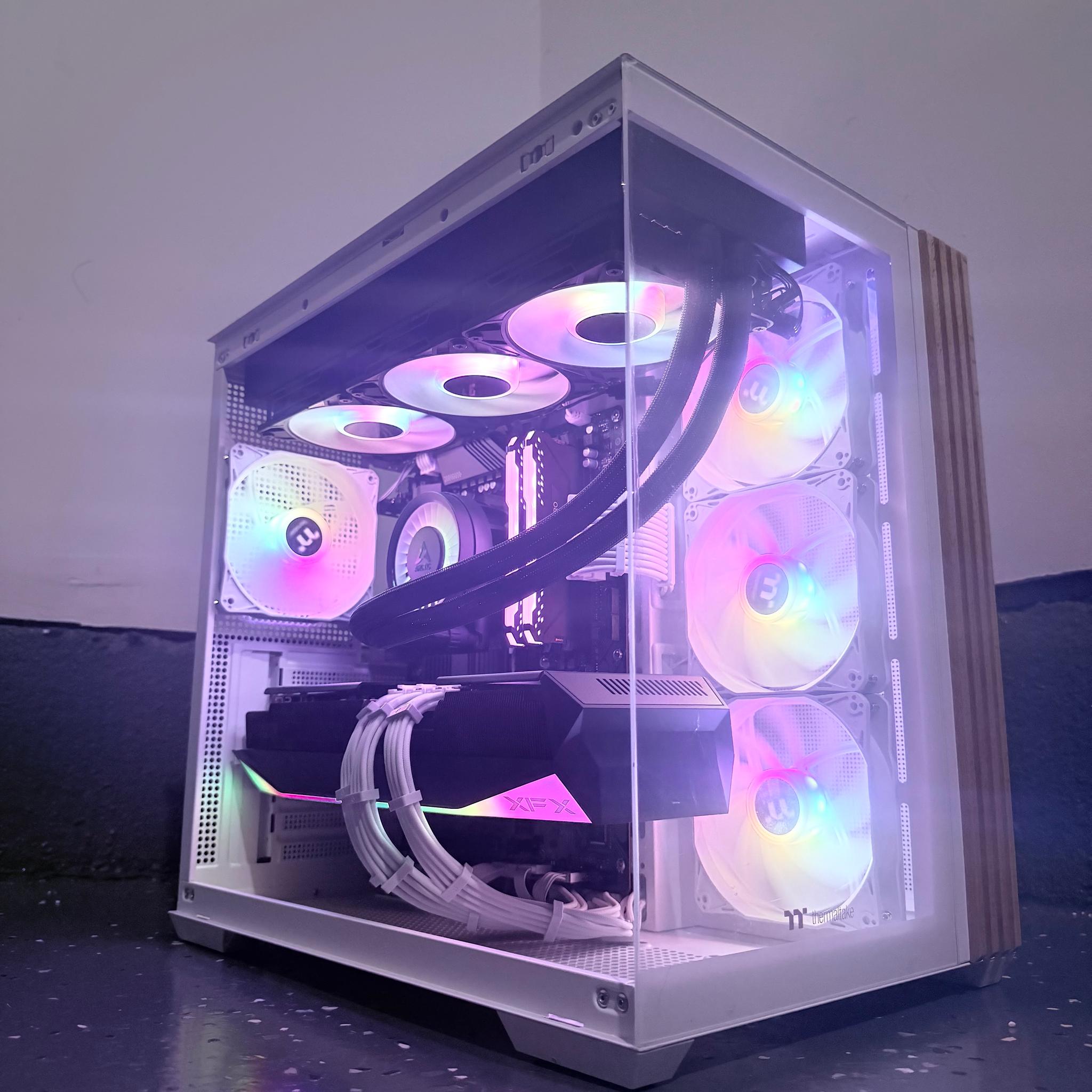 ❄️"Arctic Aurora"🌈 | 4K Gaming | RX 9070XT 16GB | Ryzen 7 5800X3D | 32GB Ram | 2TB+2GB SSD | Free