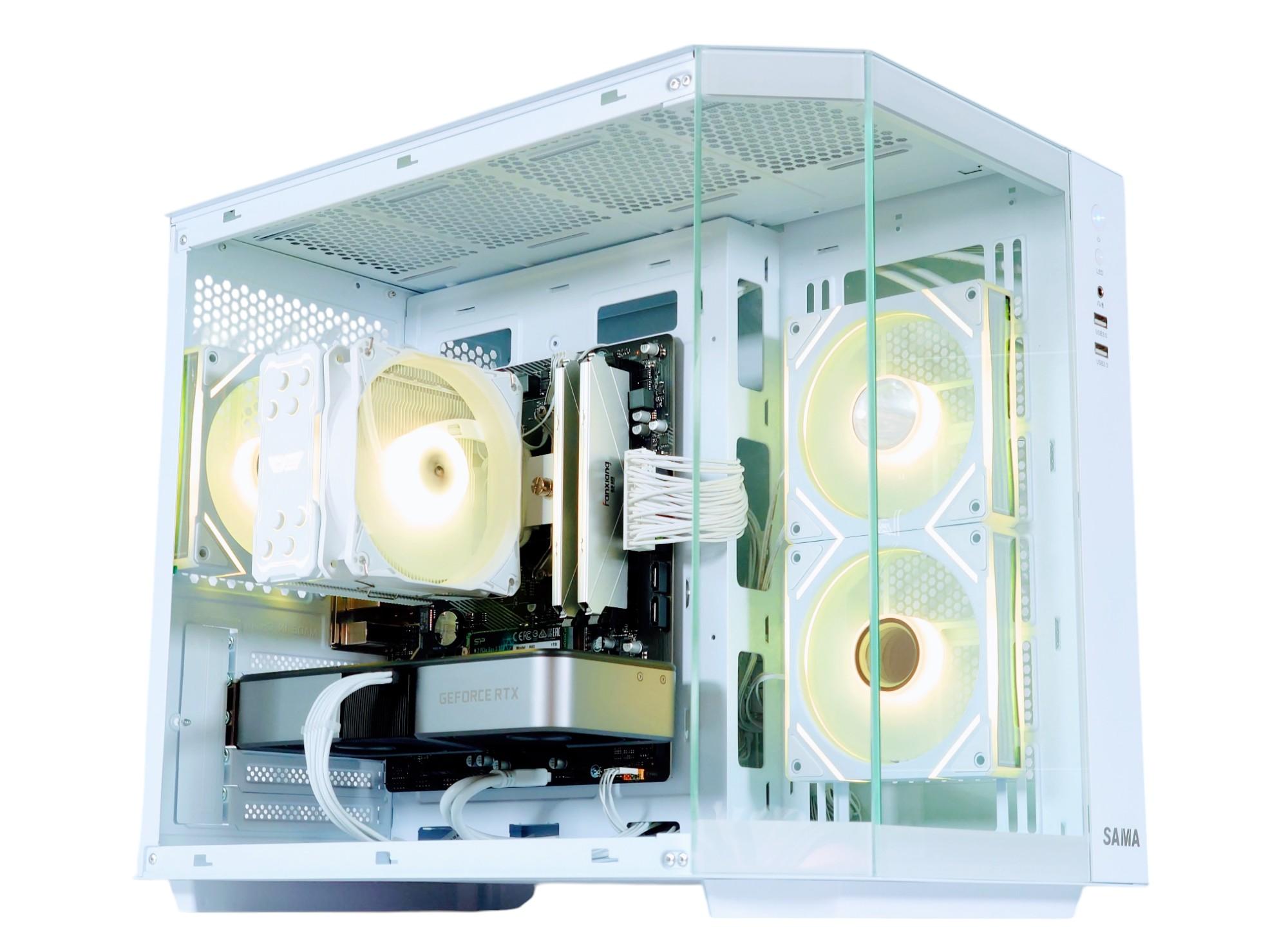💚🤍Founders Gaming PC❇️Geforce RTX 3070 8GB❇️AMD Ryzen 5 5600 6-Core❇️32GB DDR4❇️1TB SSD