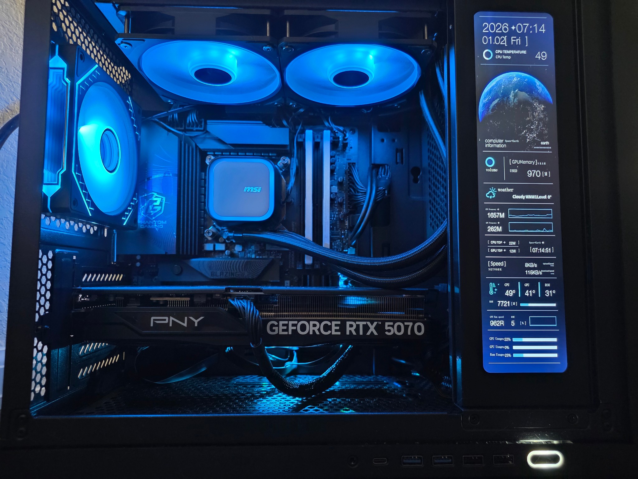 Core Ultra 7 265KF | RTX 5070 | 32GB DDR5 | 1TB NVME | 11.3" Programmable Screen