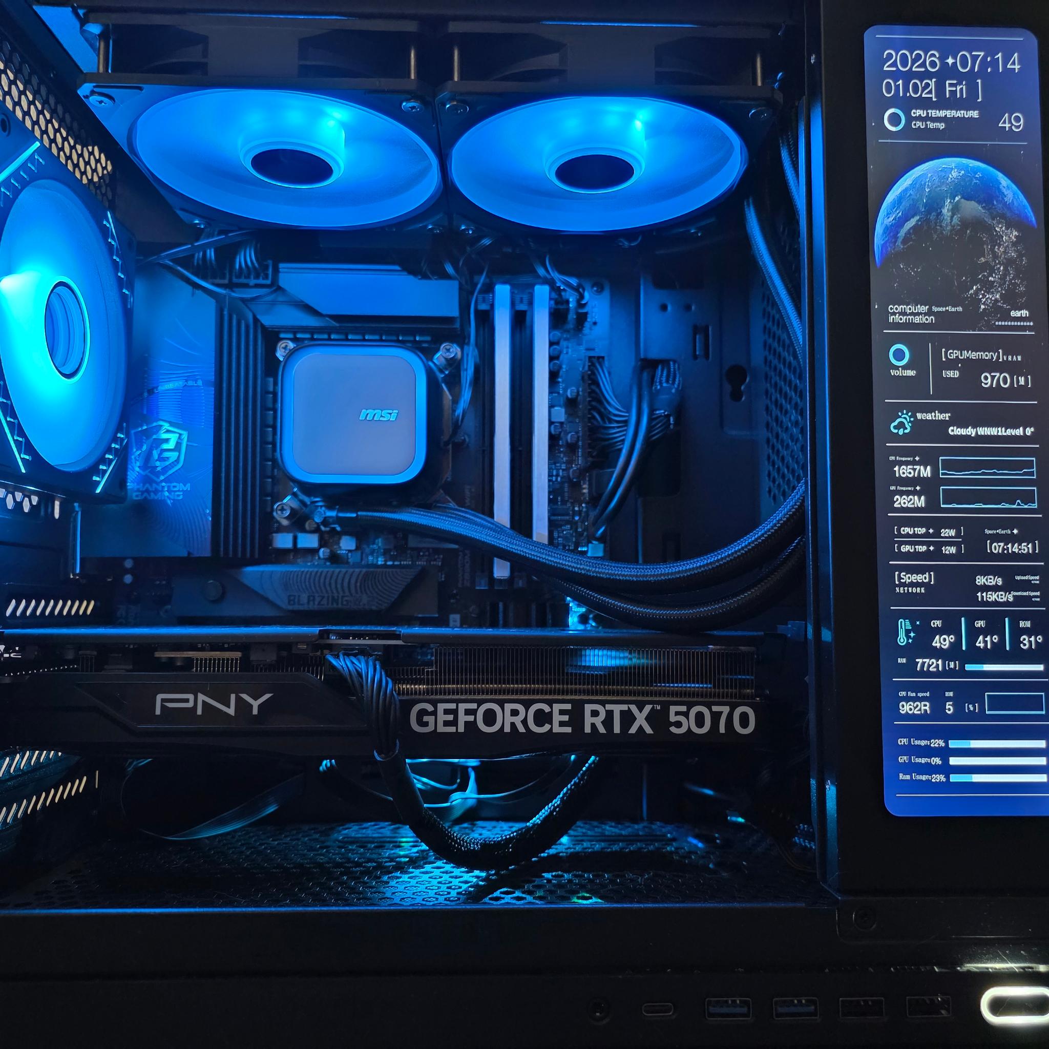 Core Ultra 7 265KF | RTX 5070 | 32GB DDR5 | 1TB NVME | 11.3" Programmable Screen