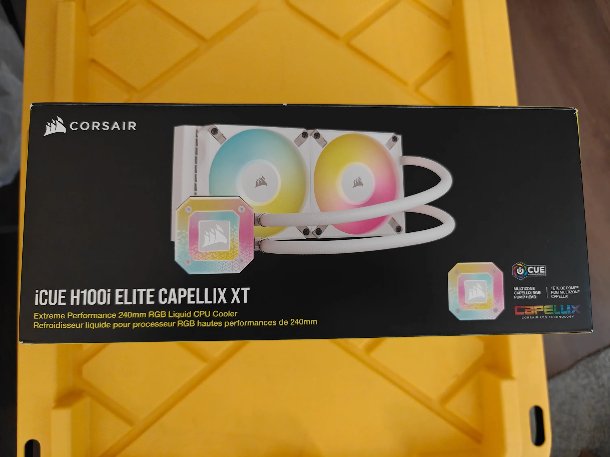 Corsair iCUE H100i ELITE CAPELLIX XT Liquid CPU Cooler White - CW-9060072-WW