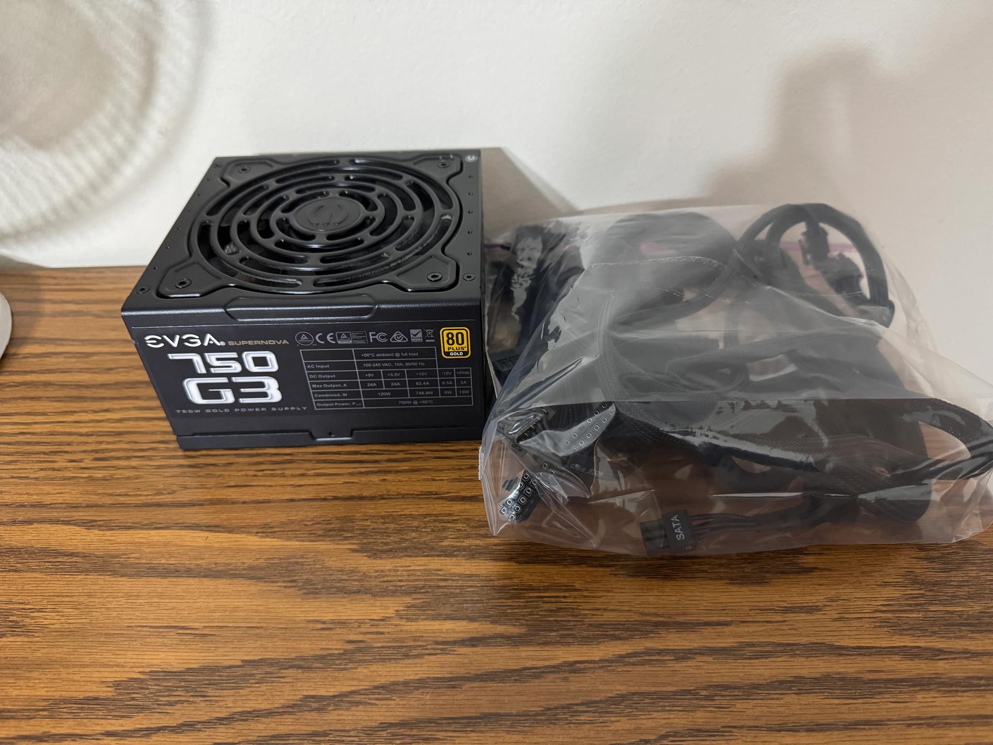 EVGA Supernova G3 750W 80+ Gold (READ DETAILS)