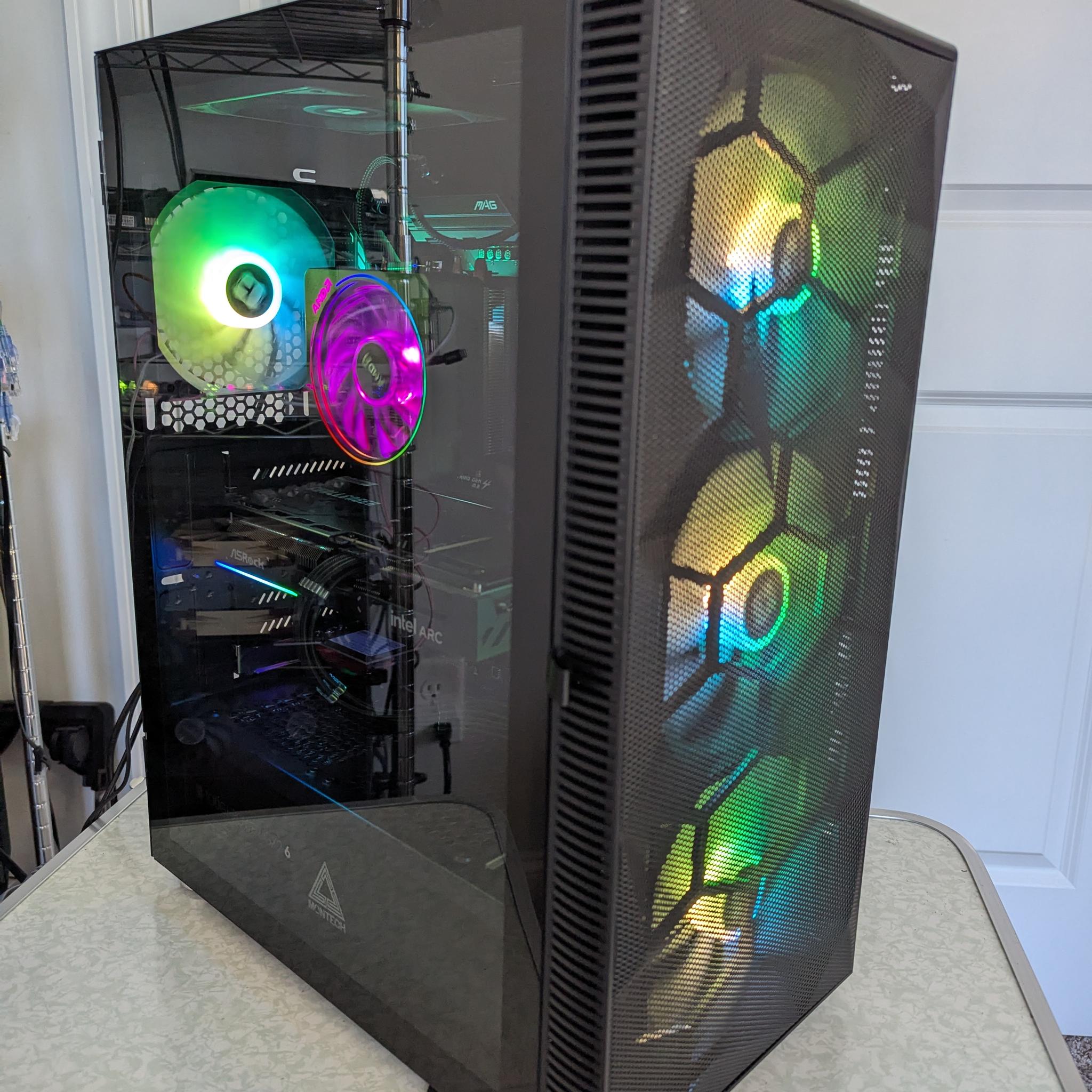 ARC B570 10GB GPU | Ryzen 7 3800X | 32GB RAM | 1TB NVMe |  RE9 Ready Gaming PC