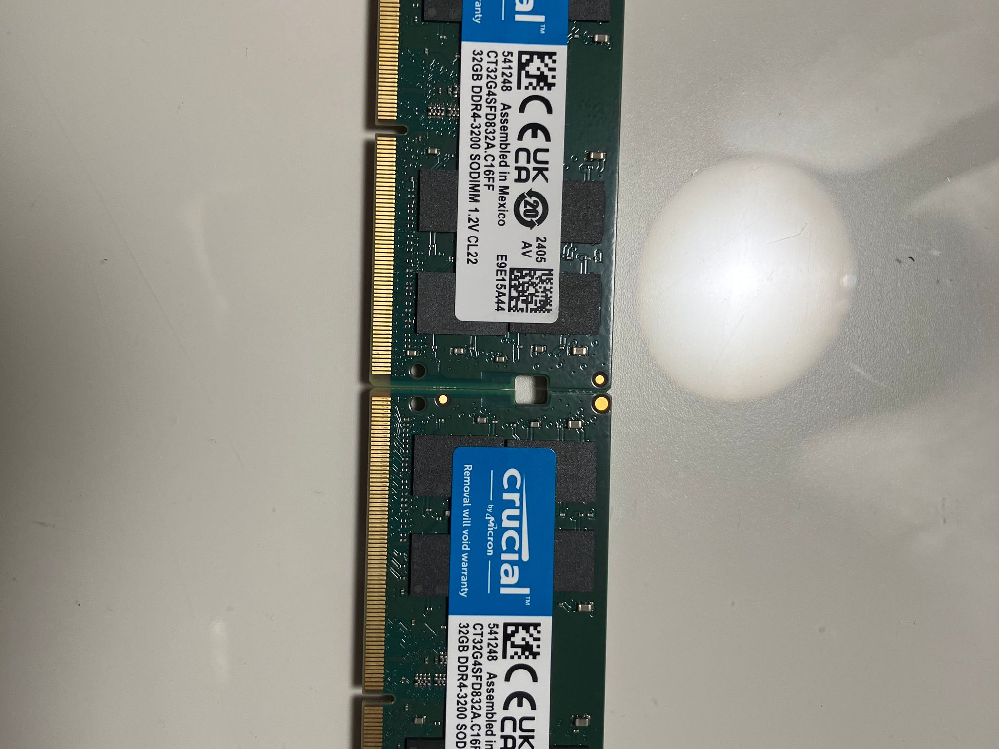 Crucial 2x32gb DDR4-3200 SO-DIMM