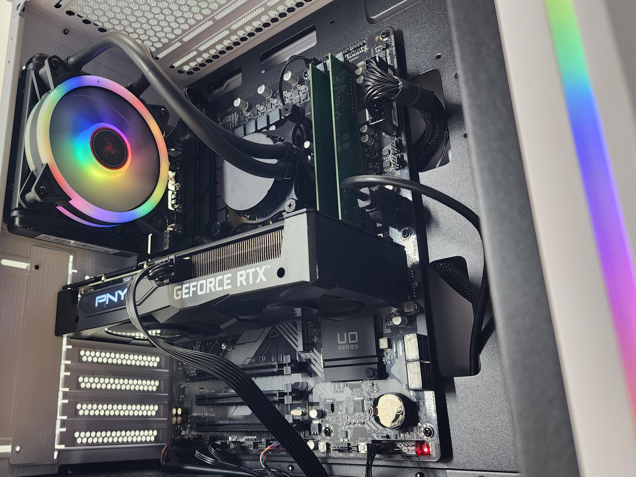 Gaming PC i5-12600KF 16GB RAM 500GB SSD RTX 3060 Ti 8GB Windows 11 PC