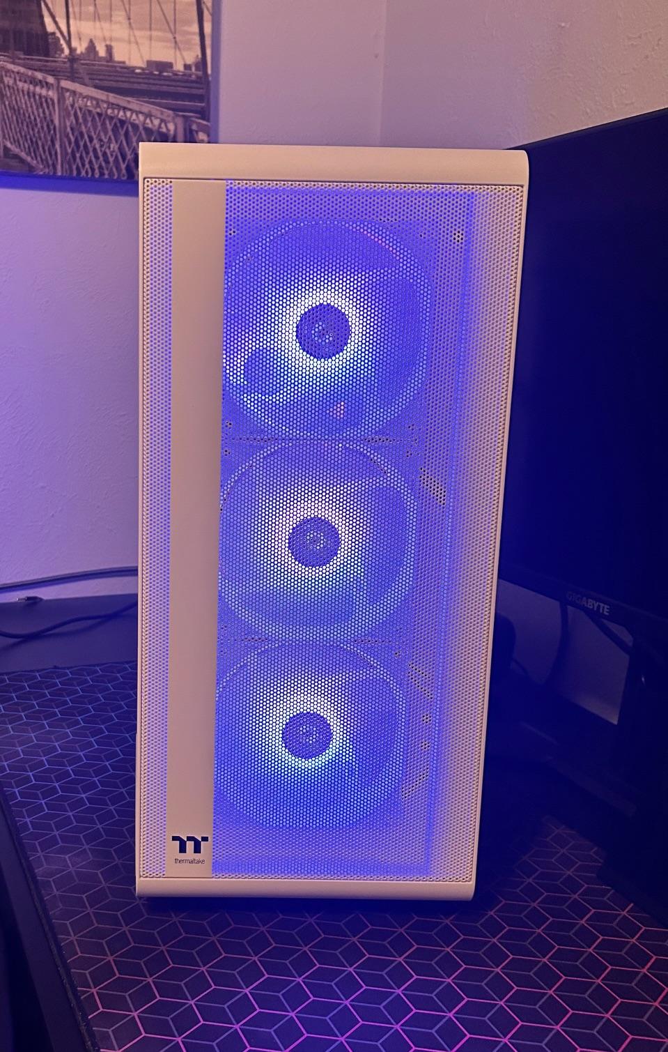🤍👽💜 WHITE GALAXY | 13400F | 4060TI 8GB | 16GB 3600MHZ | 1TB NVME GEN4 🤍👽💜