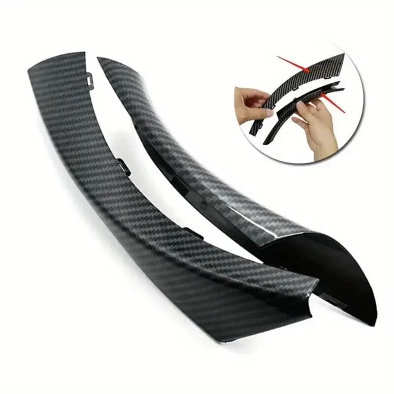 BMW (E90 E91 E92 E93) 2005-2012 Carbon Fiber Pattern Black Inner Door left side