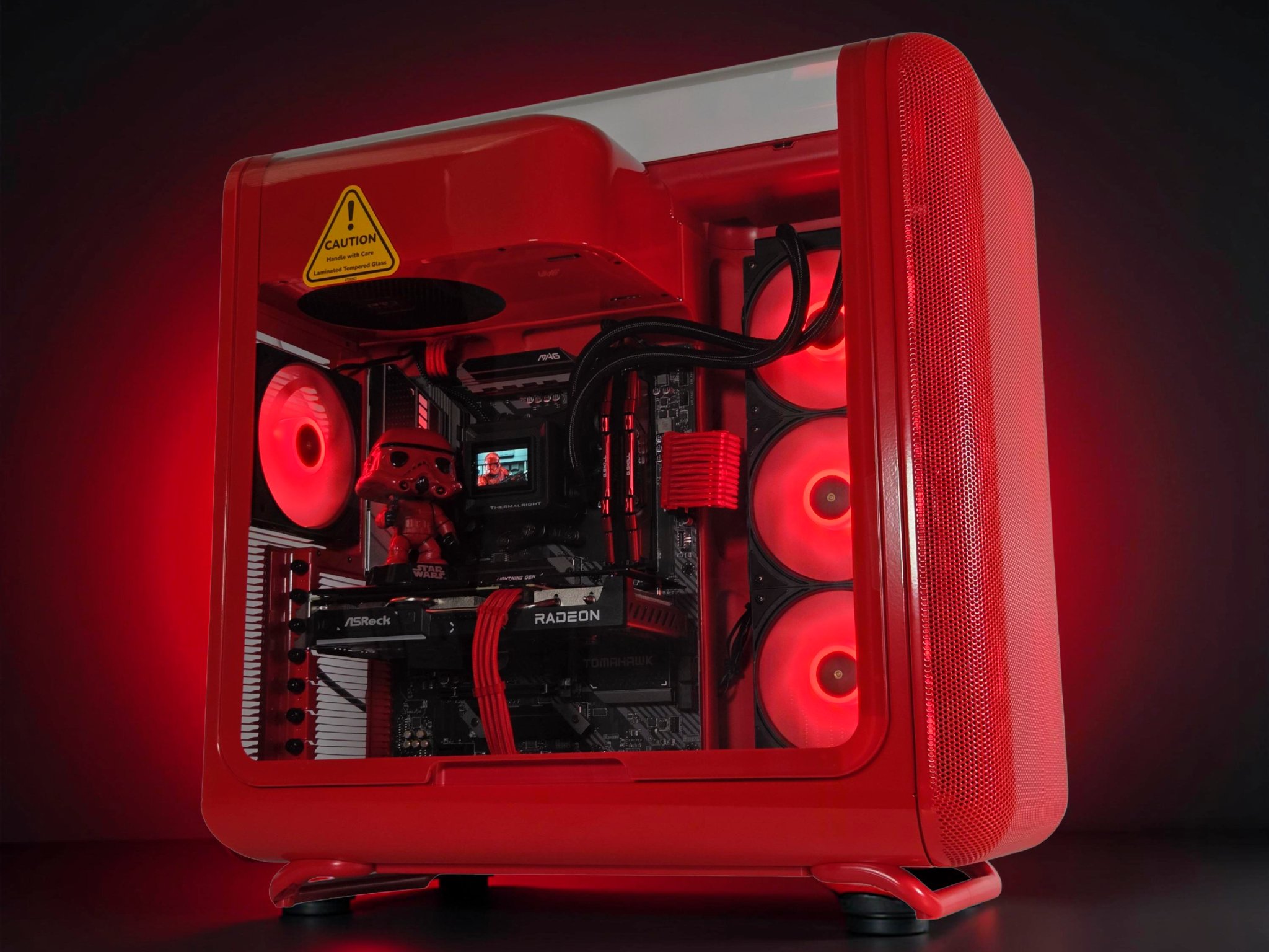 ⛑️🟥⚡Der'kal ⚔️All AMD Gaming PC⚔️AMD RX 9060 XT 16GB⚔️ AMD Ryzen 7 5800X⚔️ 32GB DDR4⚔️ 1TB NVME